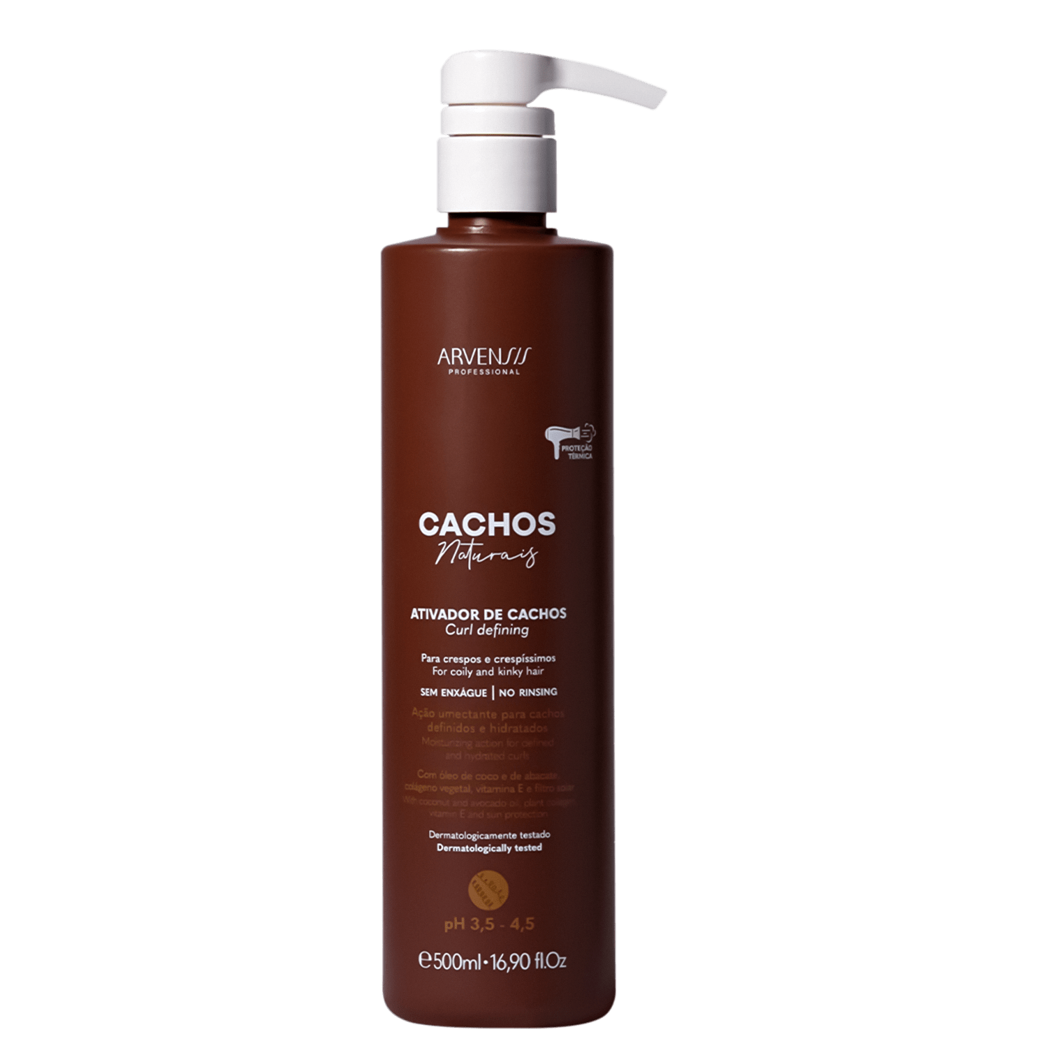 Arvensis Cosméticos Naturais Cachos Naturais Crespos e Crespíssimos - Ativador de Cachos 500ml