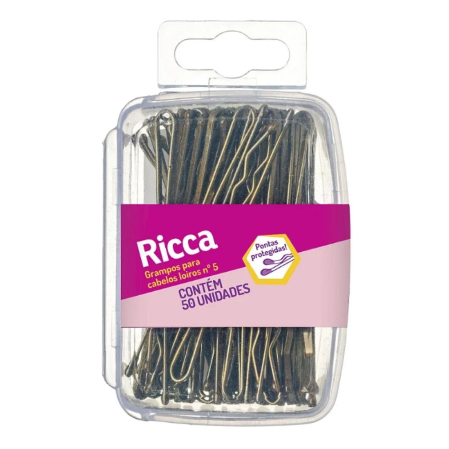 Grampo Para Cabelos Loiros Nº 5 Ricca
