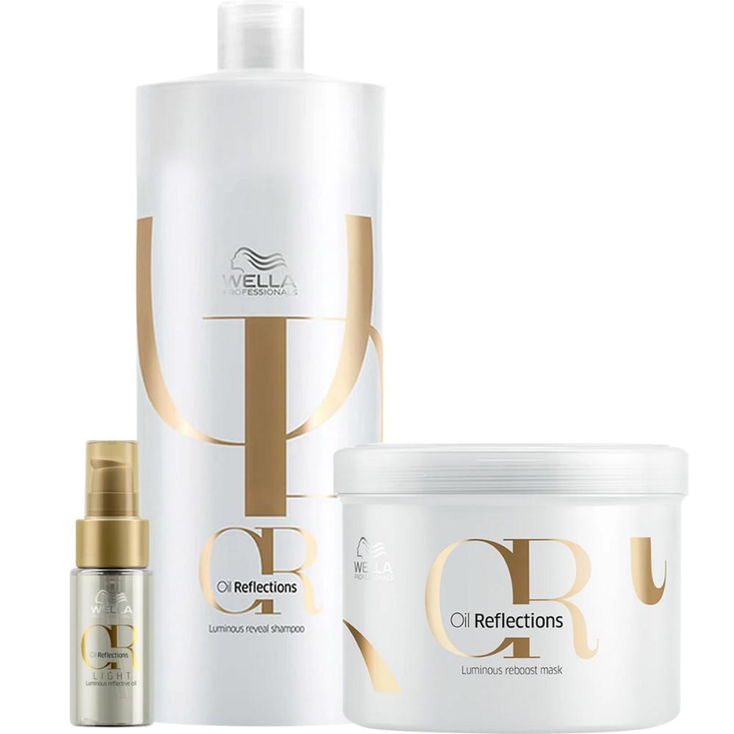 Kit Wella Professionals Oil Reflections Trio Salon Shine Light (3 Produtos)