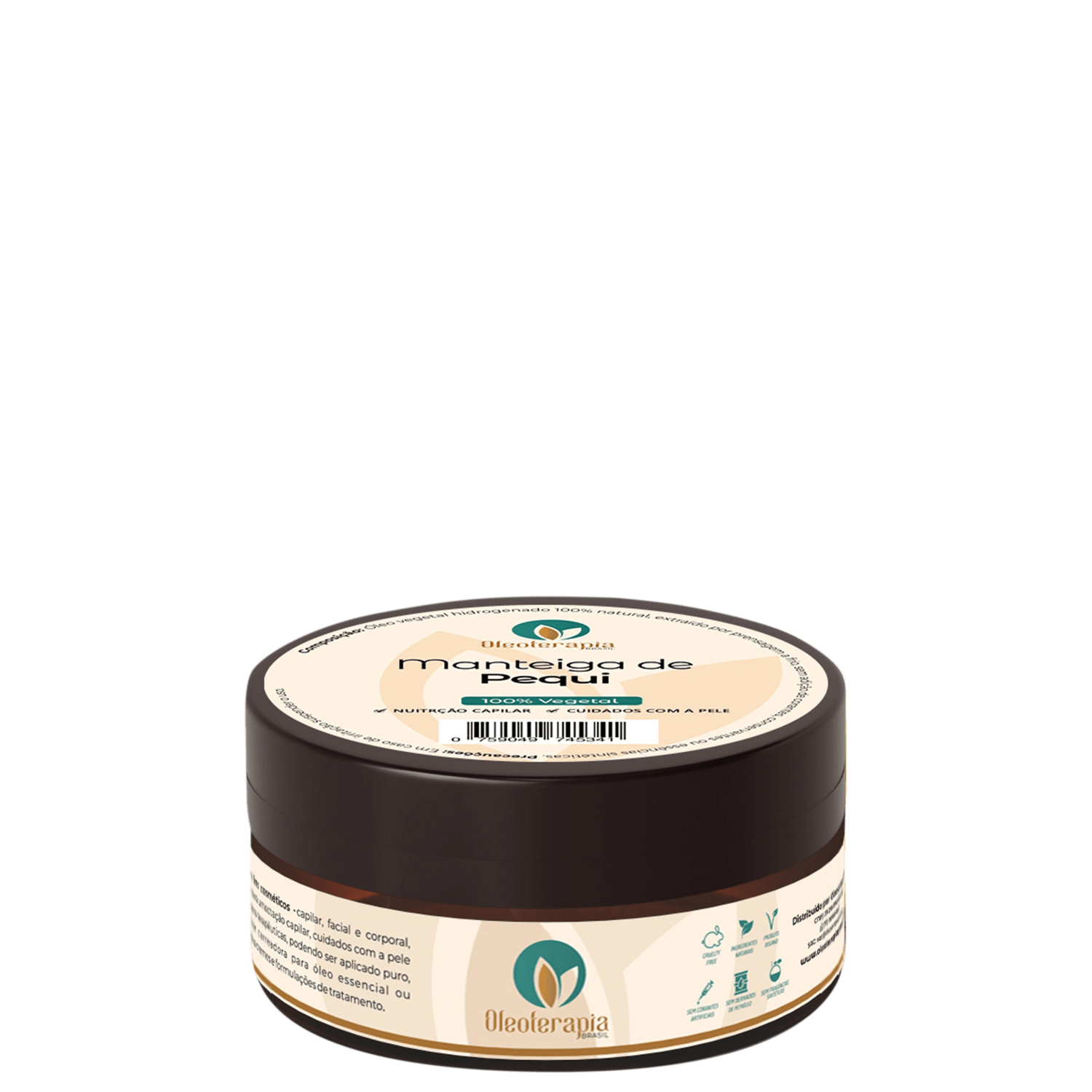 Oleoterapia Brasil Manteiga de Pequi - Manteiga Corporal e Capilar 60g