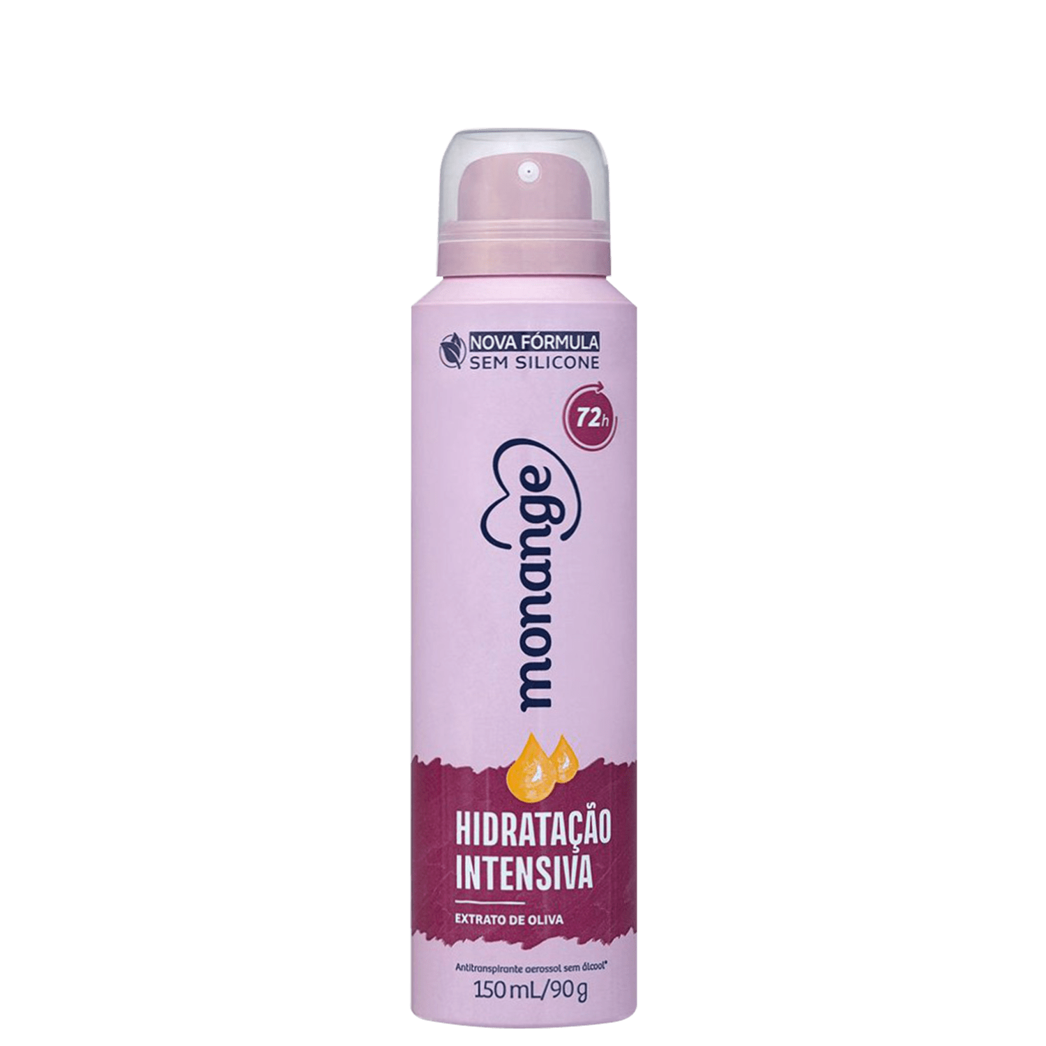 Monange Extrato de Oliva - Desodorante Aerossol Antitranspirante Feminino 150ml