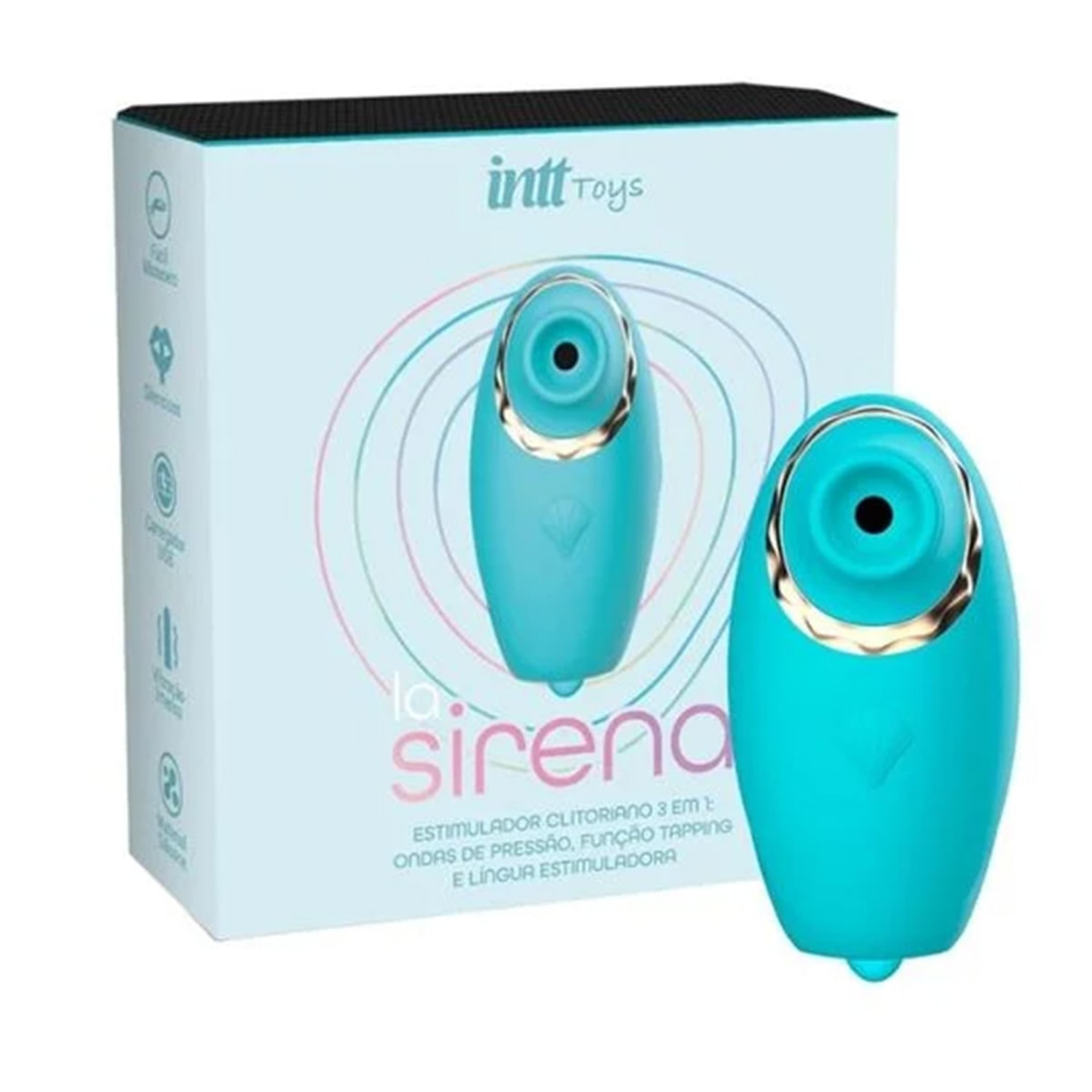 Intt Wellness La Sirena Azul - Estimulador Clitoriano