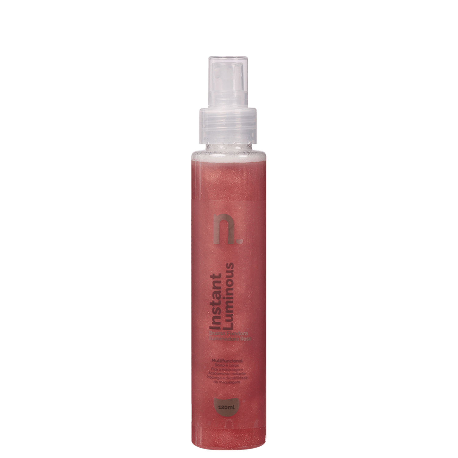 Nina Makeup Instant Luminous Rosé - Bruma Fixadora 120ml
