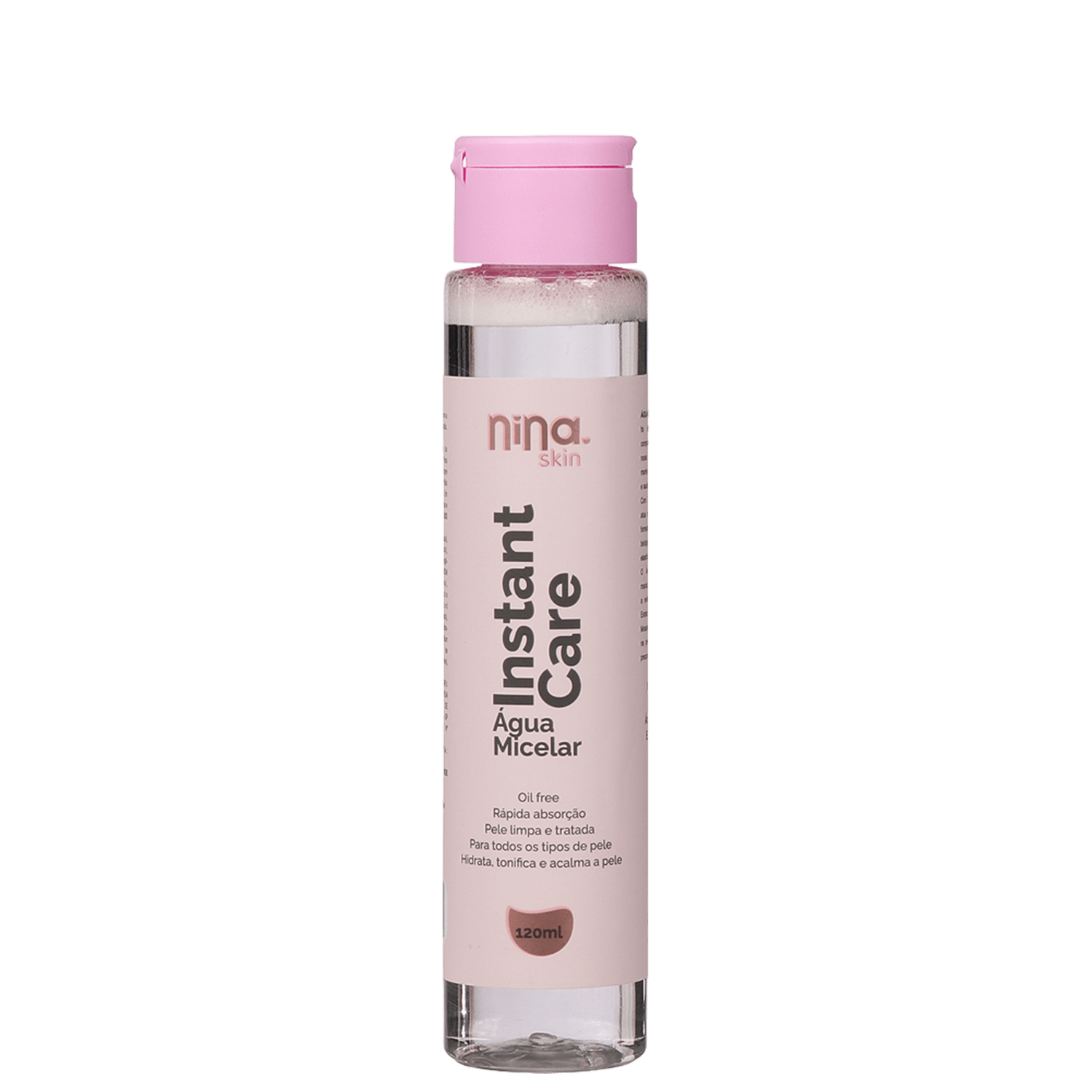 Nina Makeup Instant Care - Água Micelar 120ml