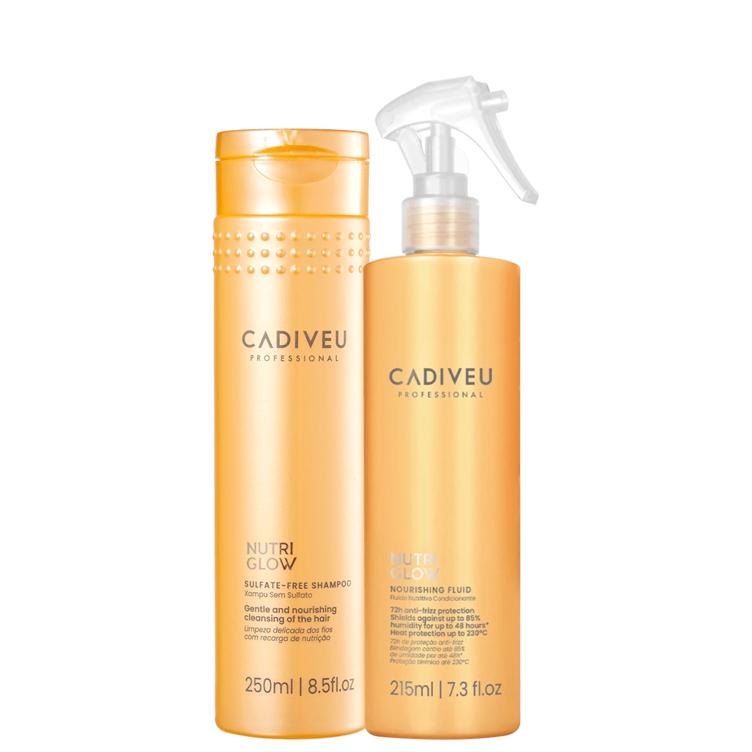 Kit Cadiveu Nutri Glow Shampoo e Fluído (2 produtos)