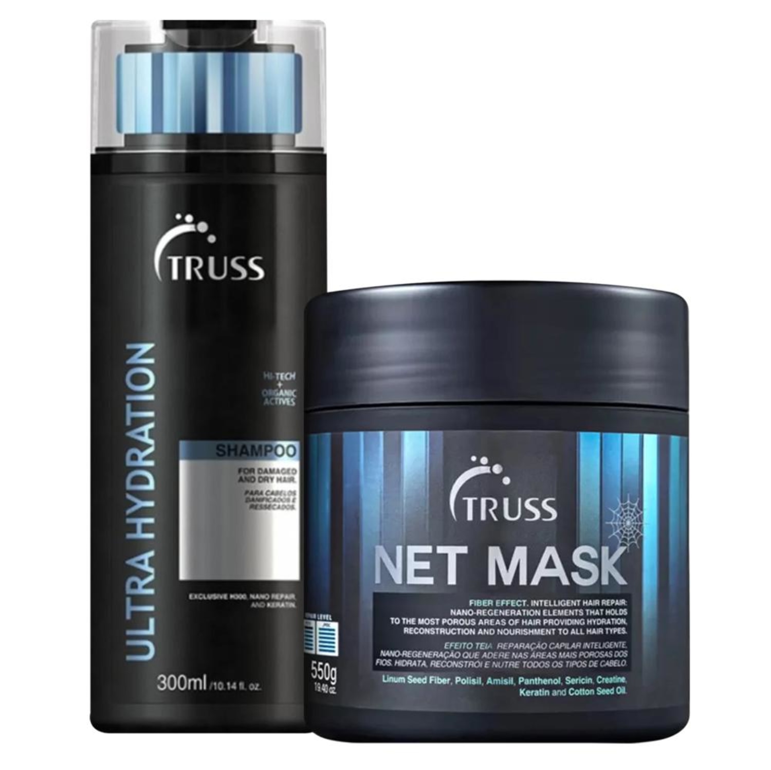 Kit TRUSS Ultra Hydration + Net Mask Duo (2 Produtos)