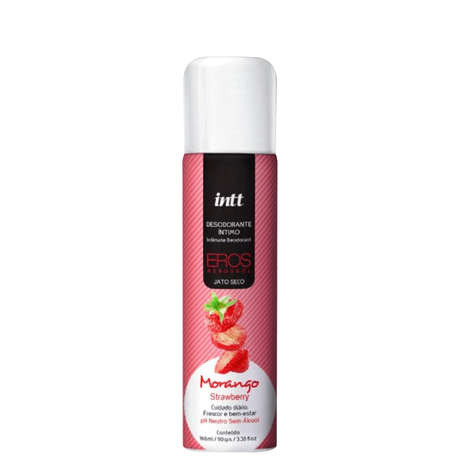Intt Eros Jato Seco Morango - Desodorante Íntimo 166ml