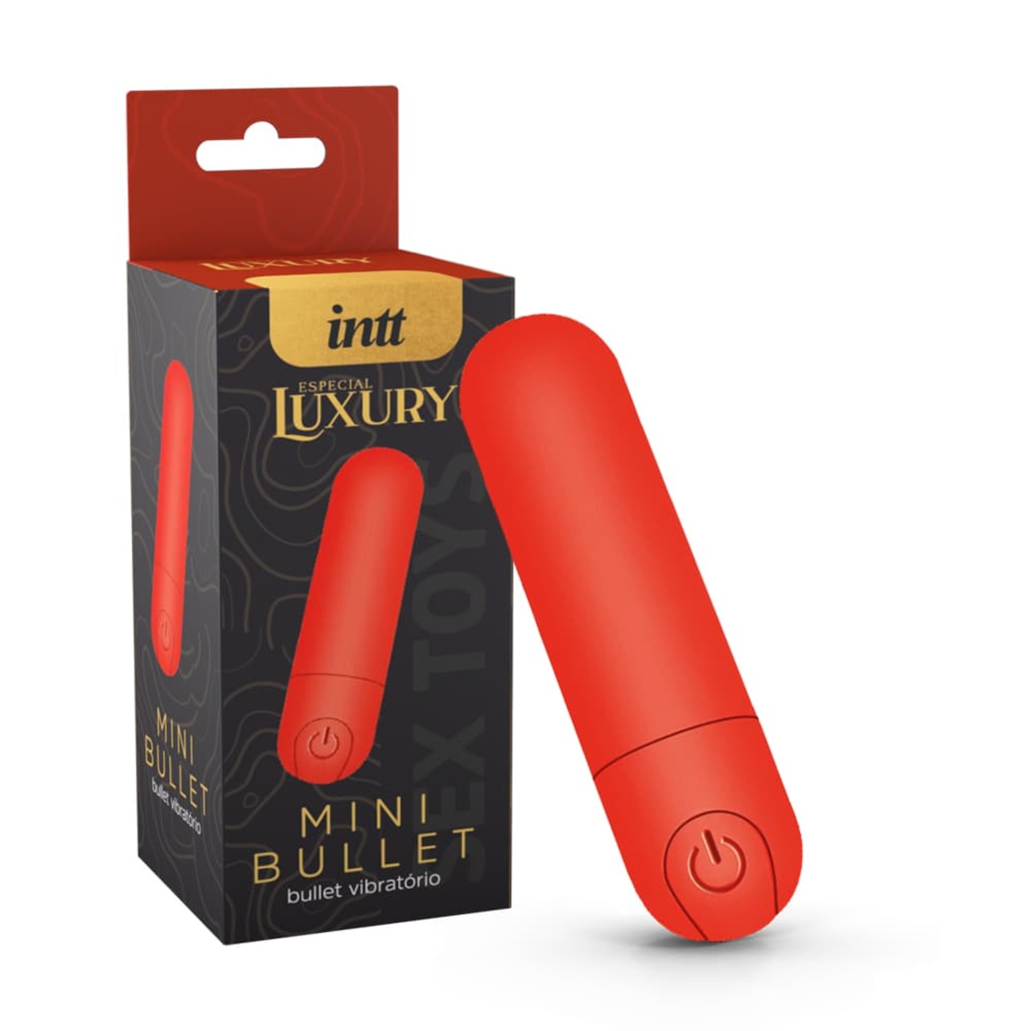 Intt Especial Luxury Vermelho - Mini Bullet Vibratório
