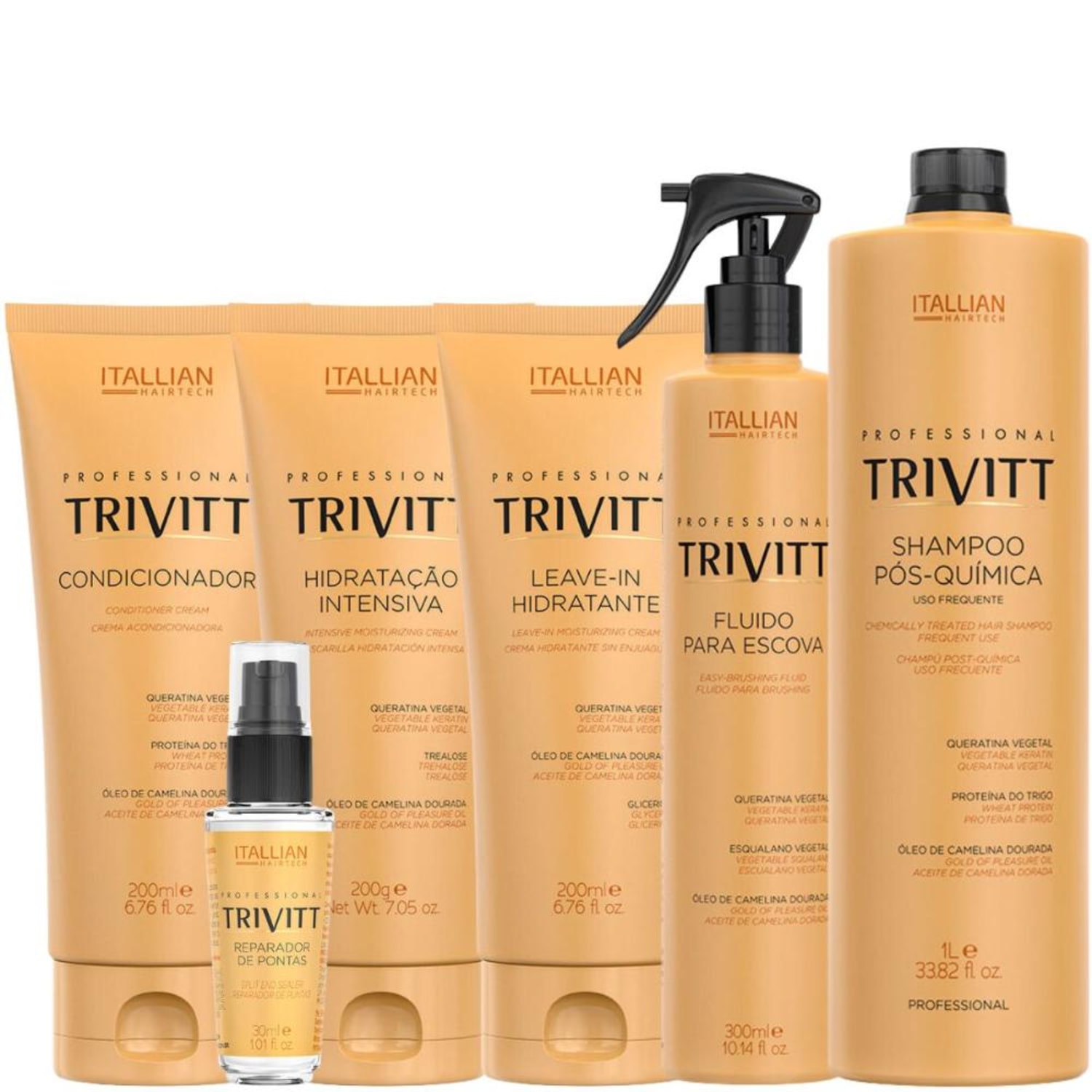 Kit Trivitt para Hidratação em casa com 6 produtos