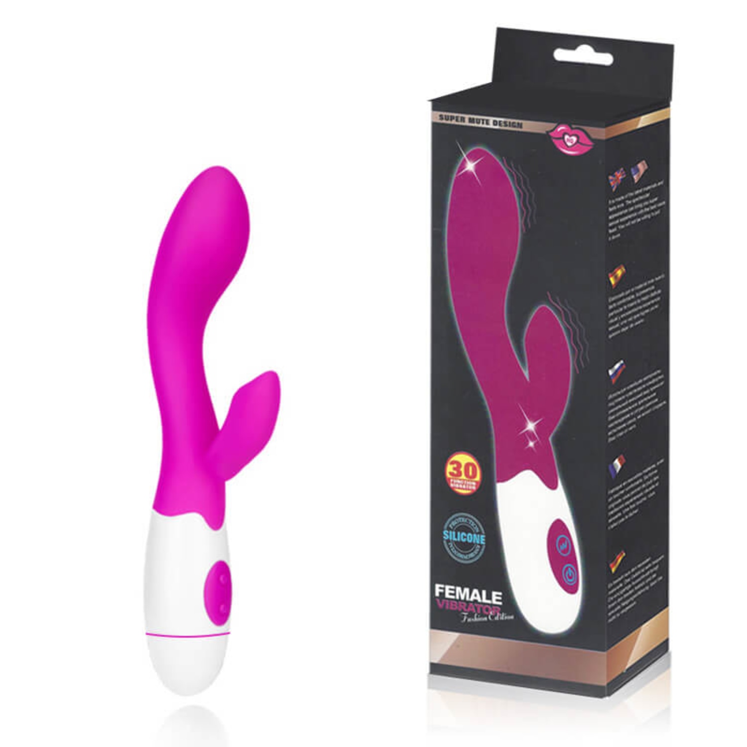 Vibrador de Ponto G Recarregável com 30 modos de Vibração Thomas