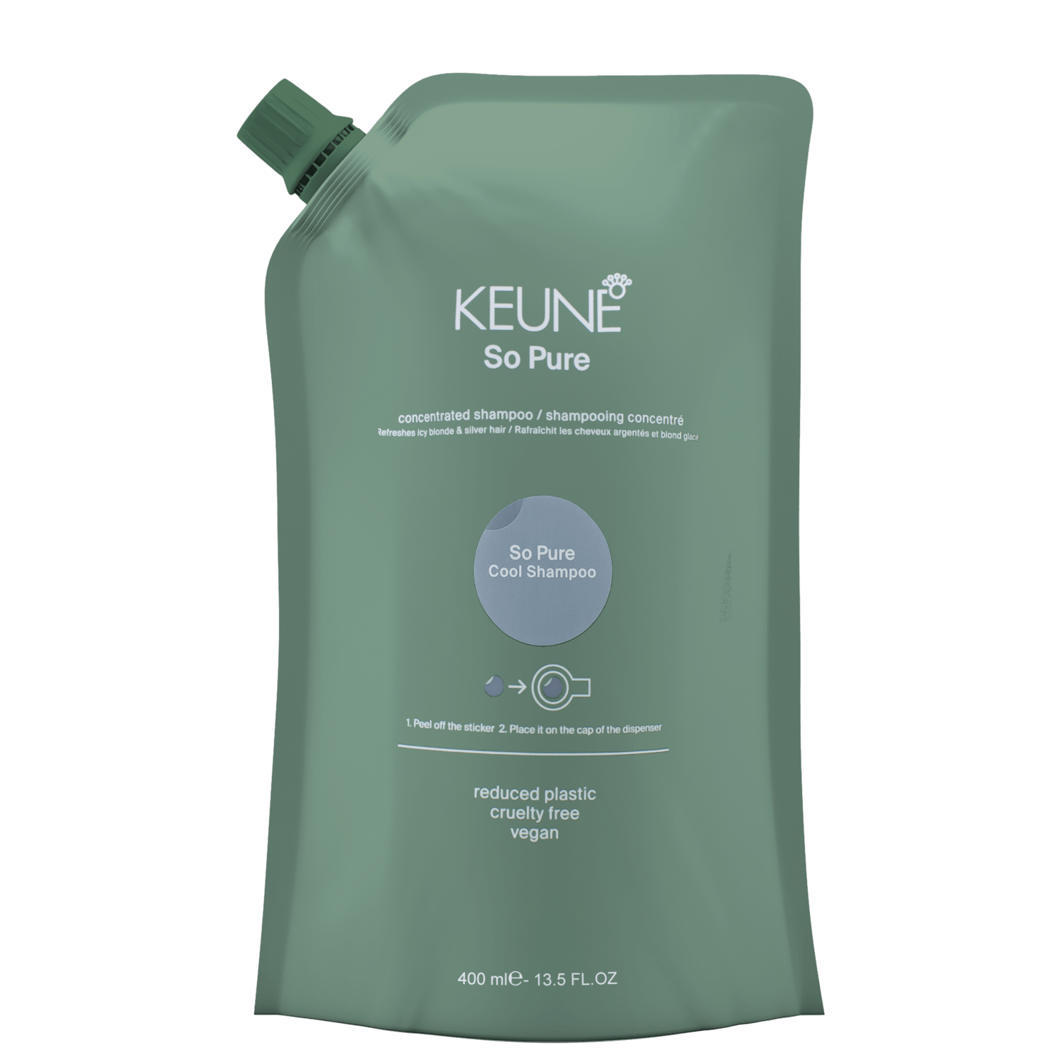 Keune So Pure Cool Refil - Shampoo 400ml