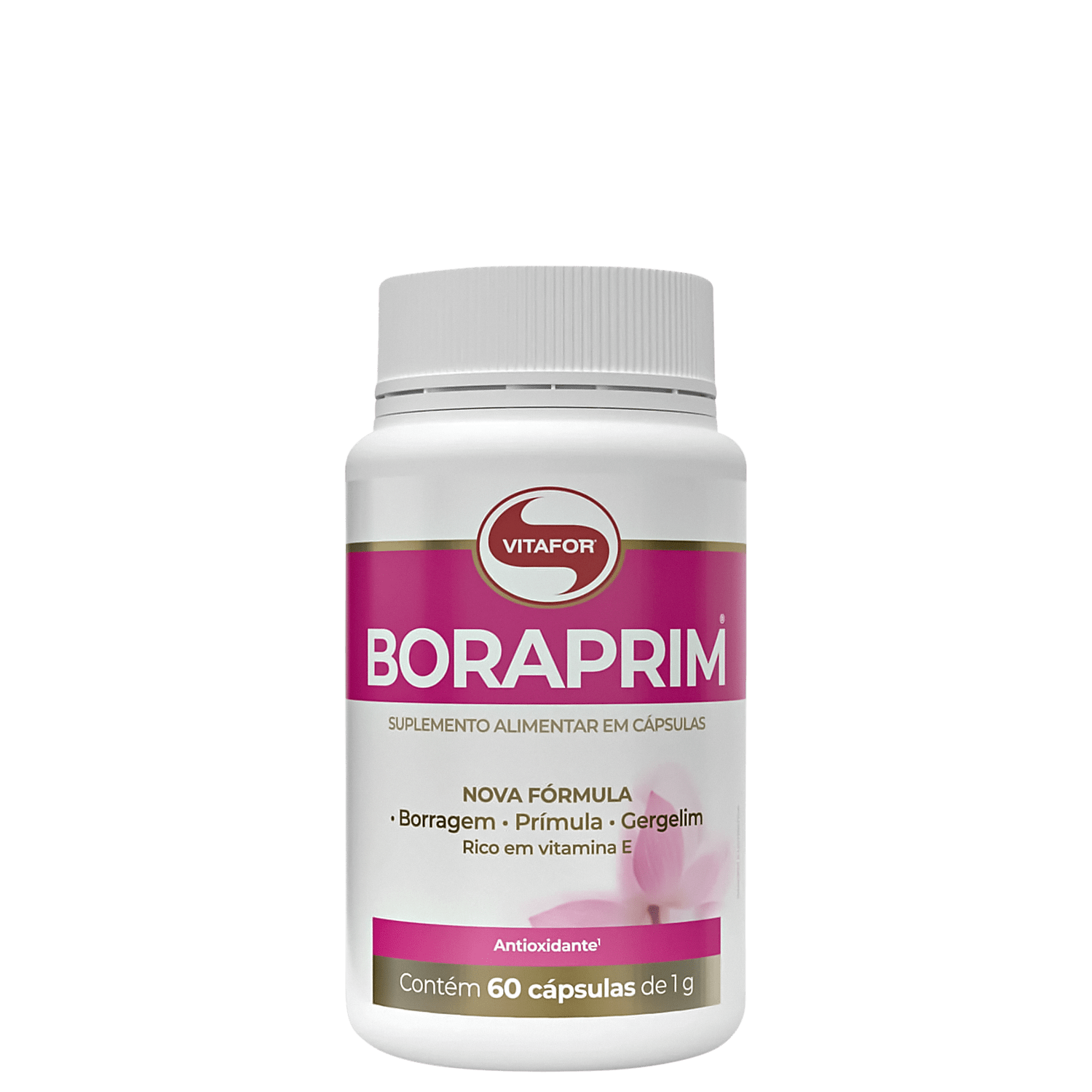 Boraprim Óleo de Borragem Prímula e Gergelim 1000mg 60 Capsulas Vitafor7