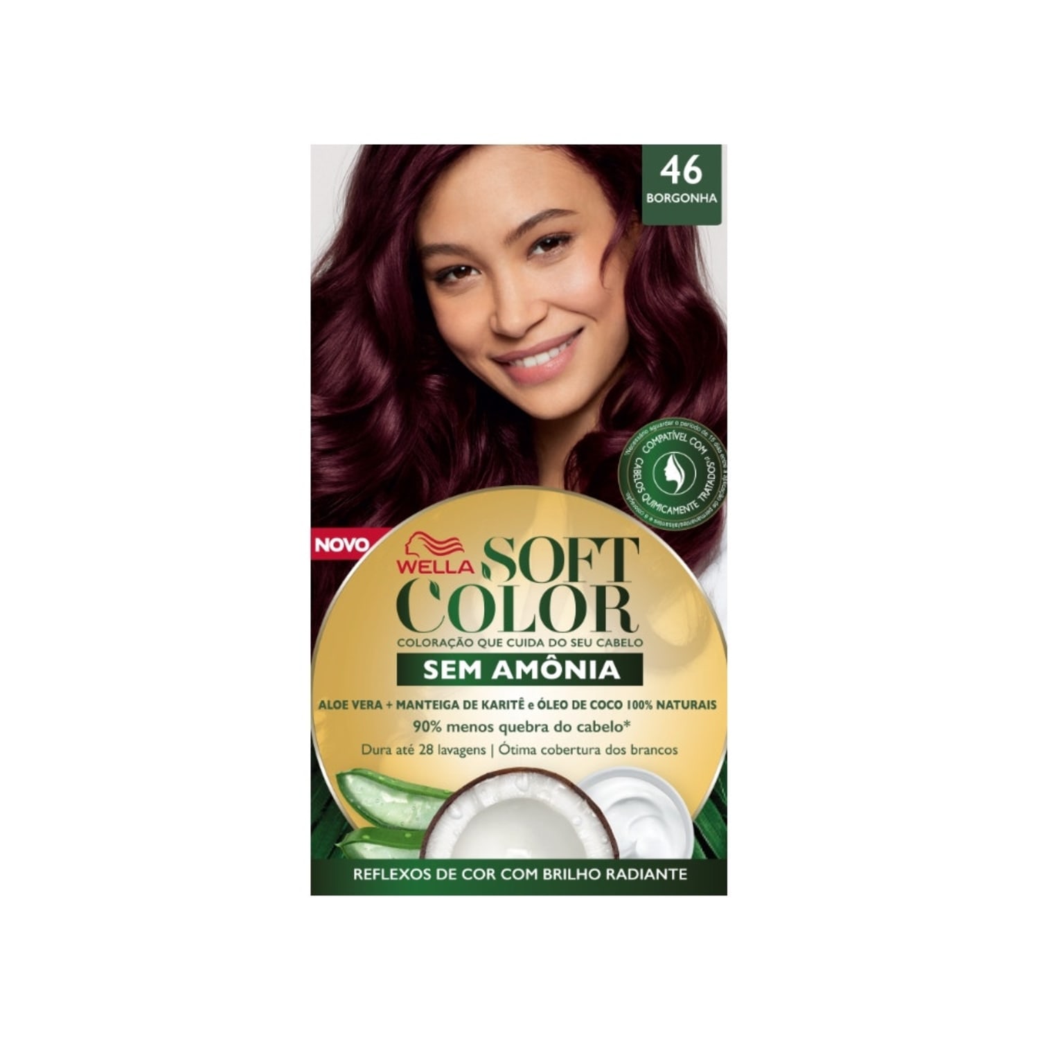 Kit Soft Color 46 Borgonha - Tonalizante