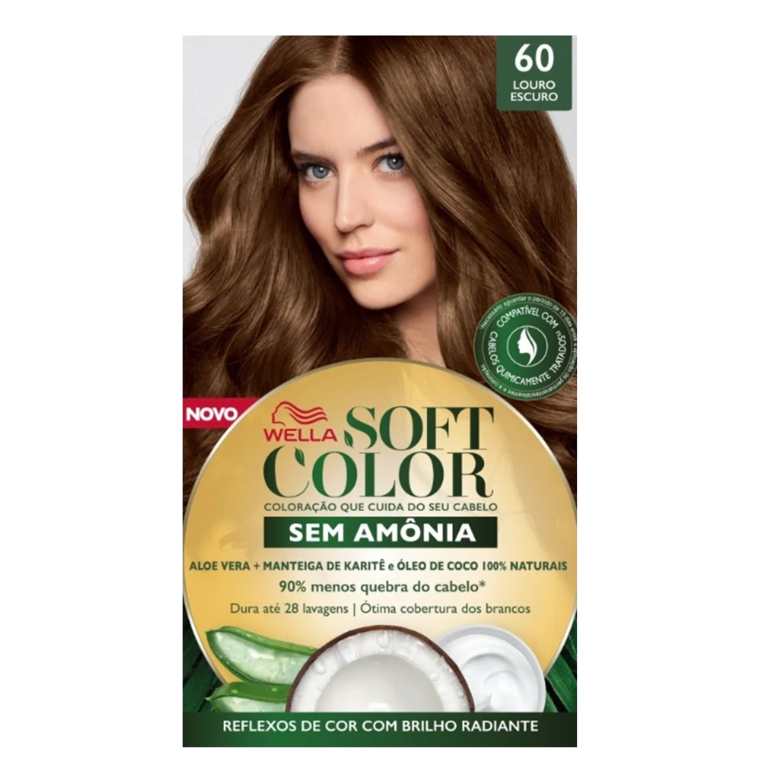 Kit Soft Color 60 Louro Escuro - Tonalizante 