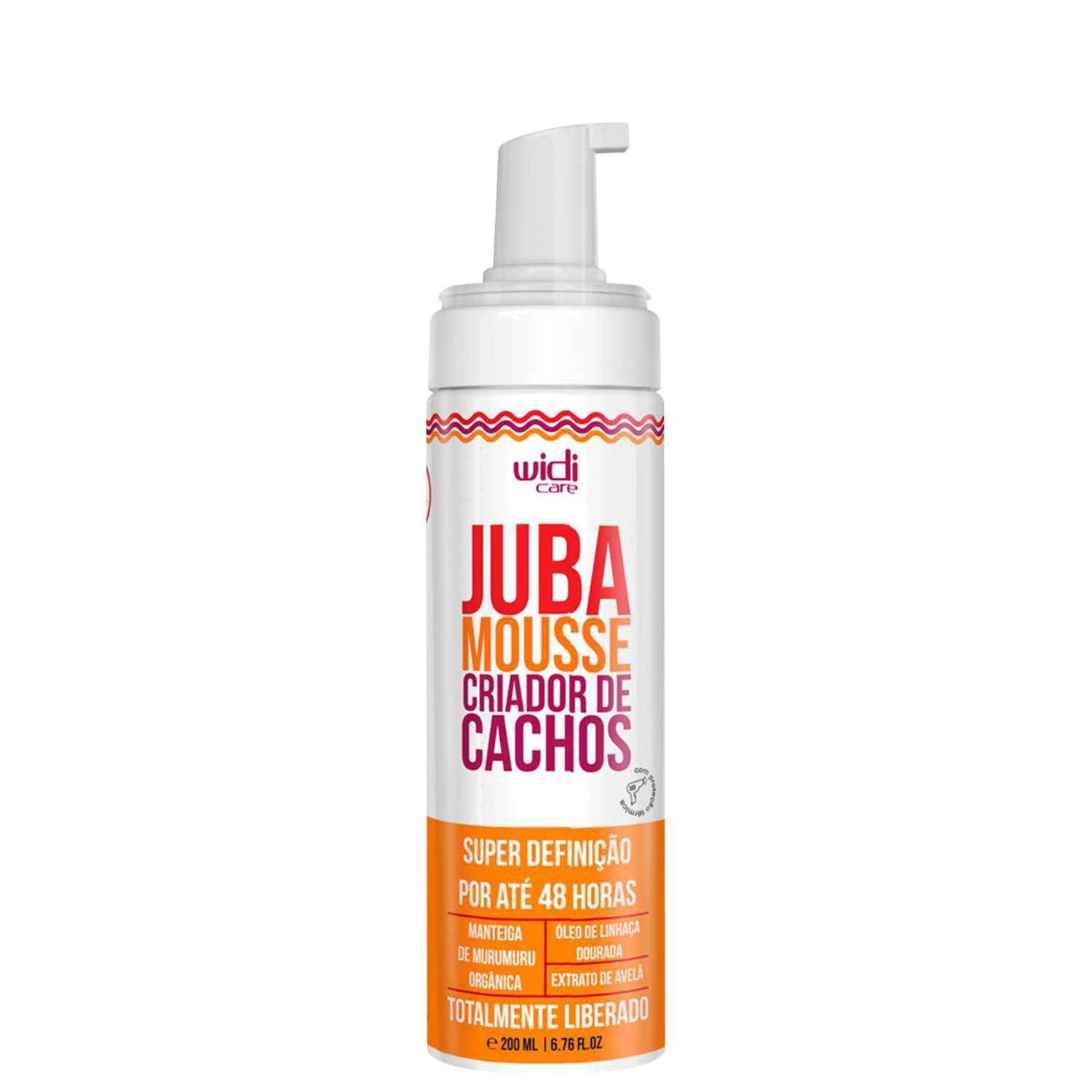 Widi Care Juba Criador de Cachos - Mousse Capilar 200ml
