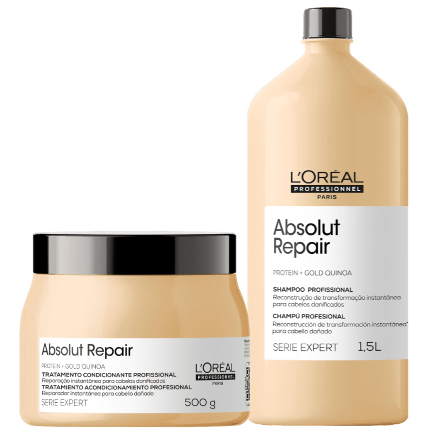 Kit L'Oréal Professionnel Expert Absolut Repair Gold Quinoa + Protein Full (2 Produtos)