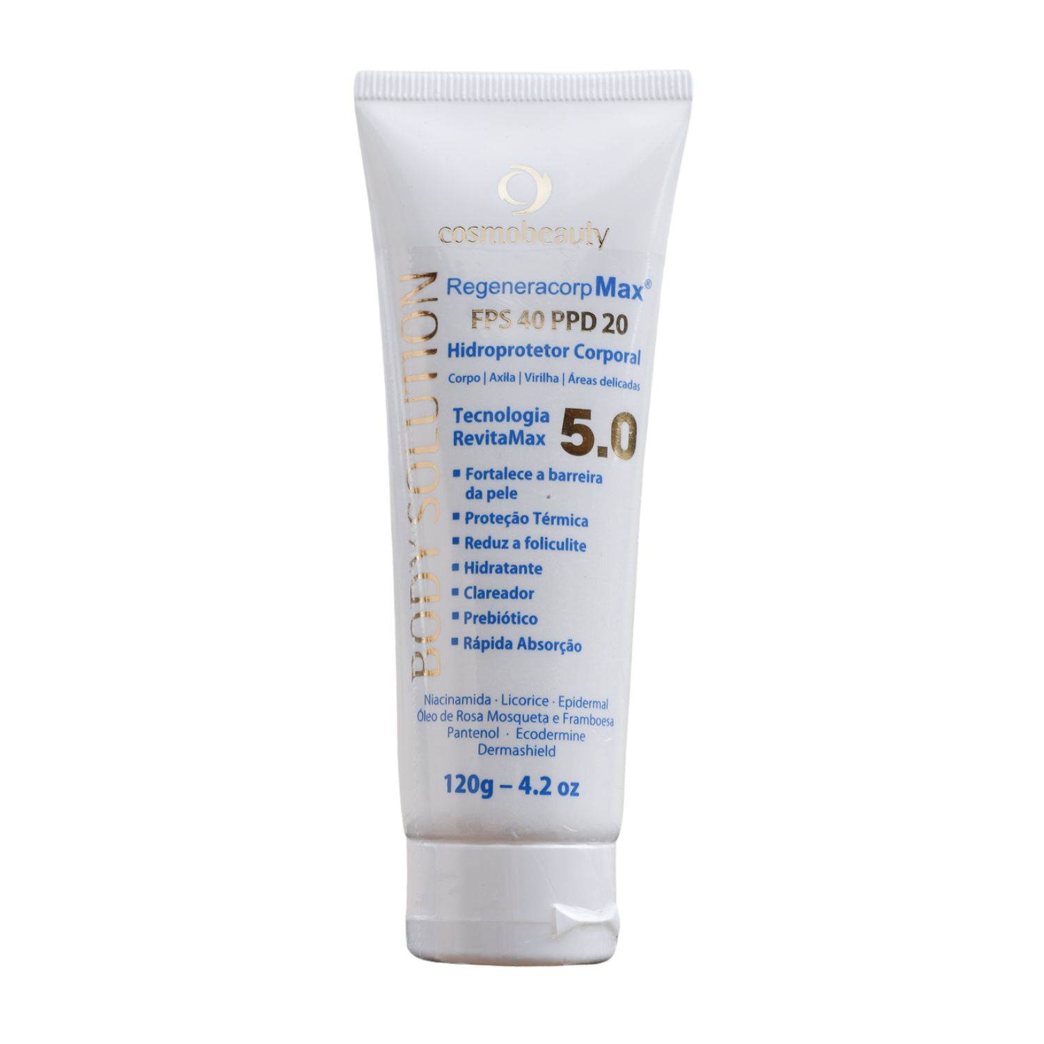 Cosmobeauty Regeneracorp Max FPS 40 PPD 20 - Creme Corporal 120g