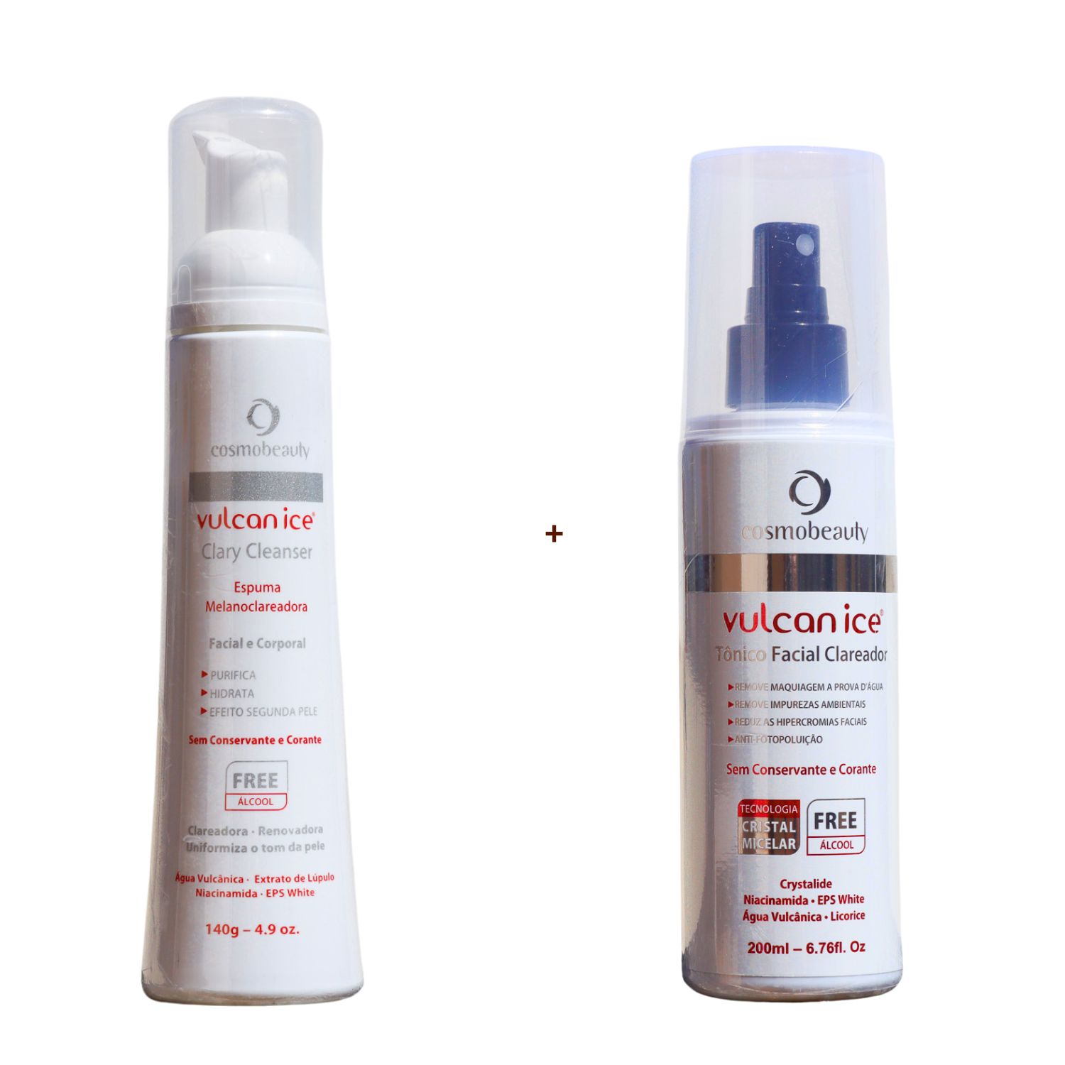 Kit Cosmobeauty Vulcan Ice (2 Produtos)