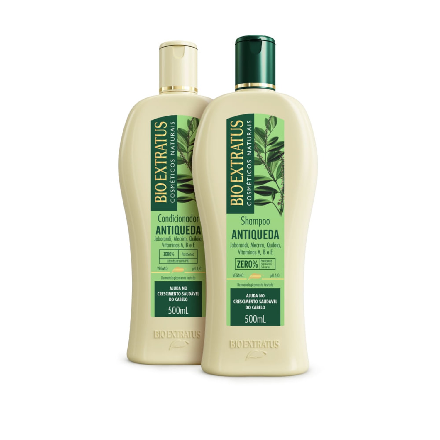 Kit Bio Extratus Jaborandi Antiqueda Dupla de Cuidados (2 Produtos)