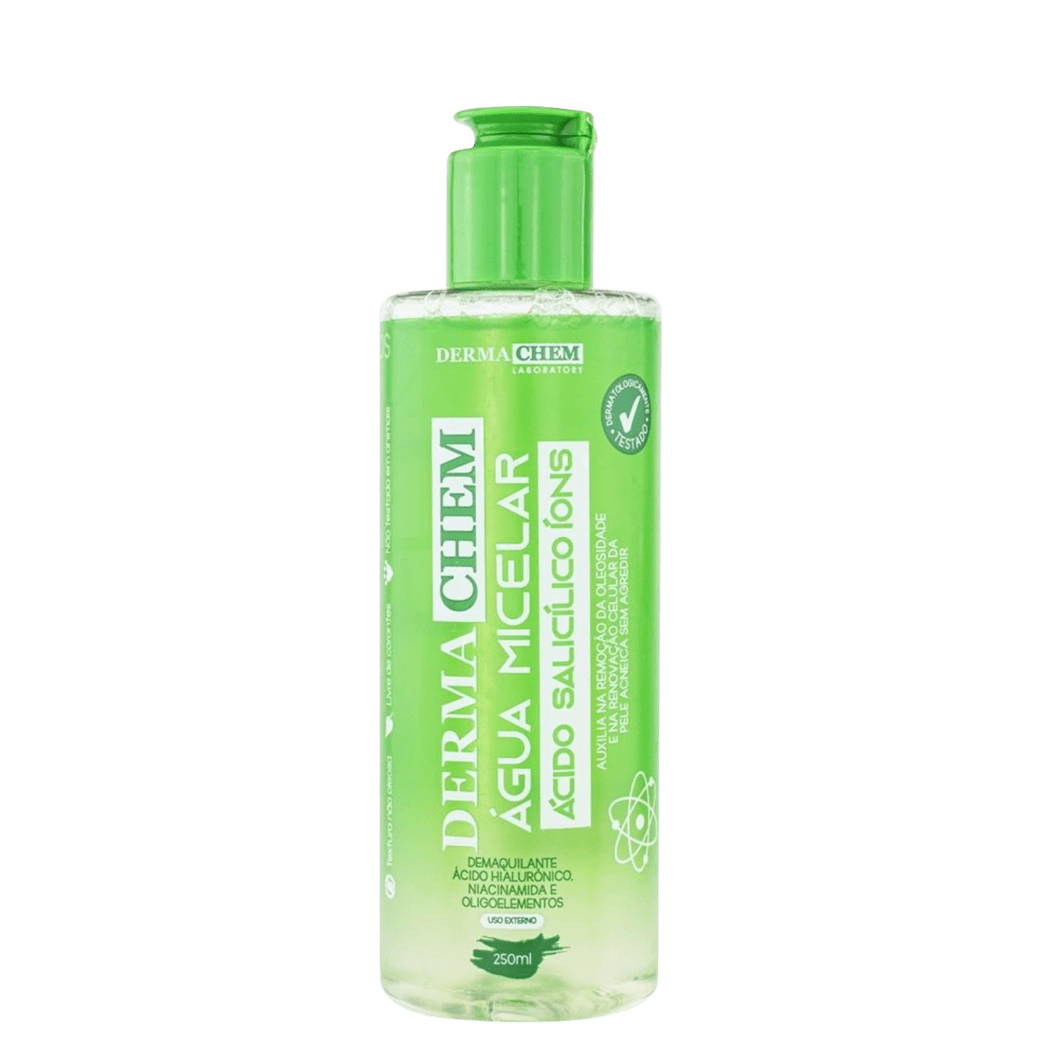 Água Micelar Ácido Salicílico Demaquilante Dermachem 250ml