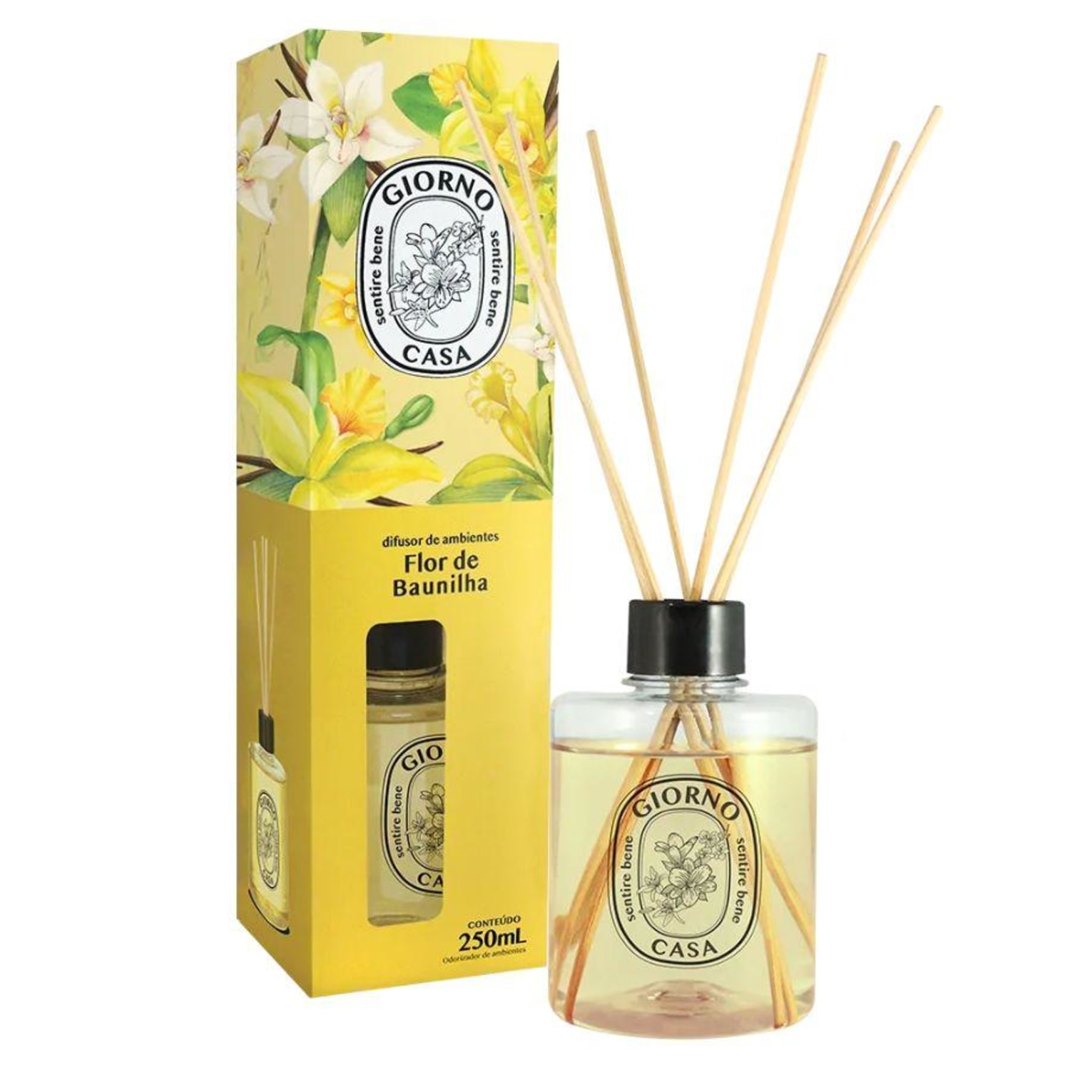Difusor de Ambientes Giorno Casa Flor de Baunilha 250ml