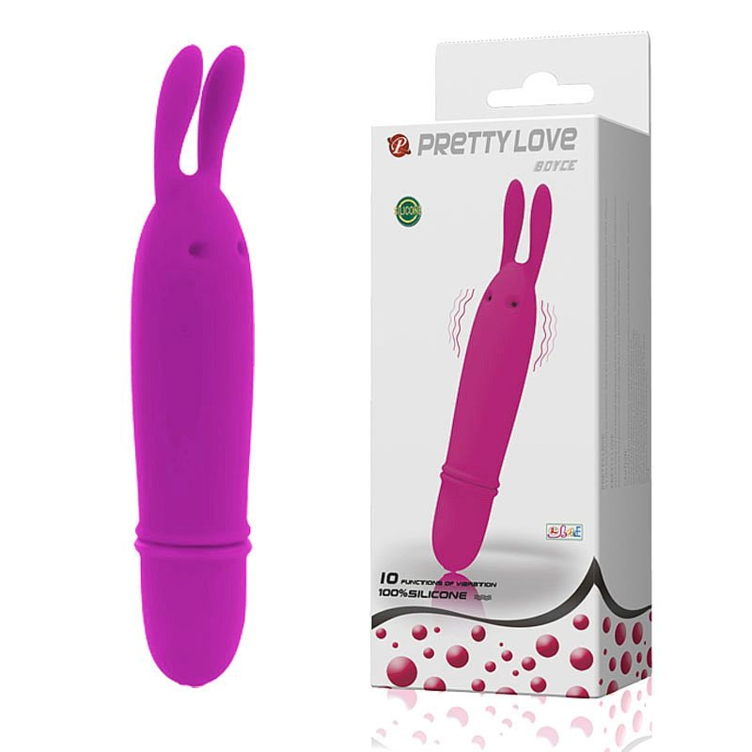 Vibrador de Clitóris com 10 Vibrações Boyce Pretty Love