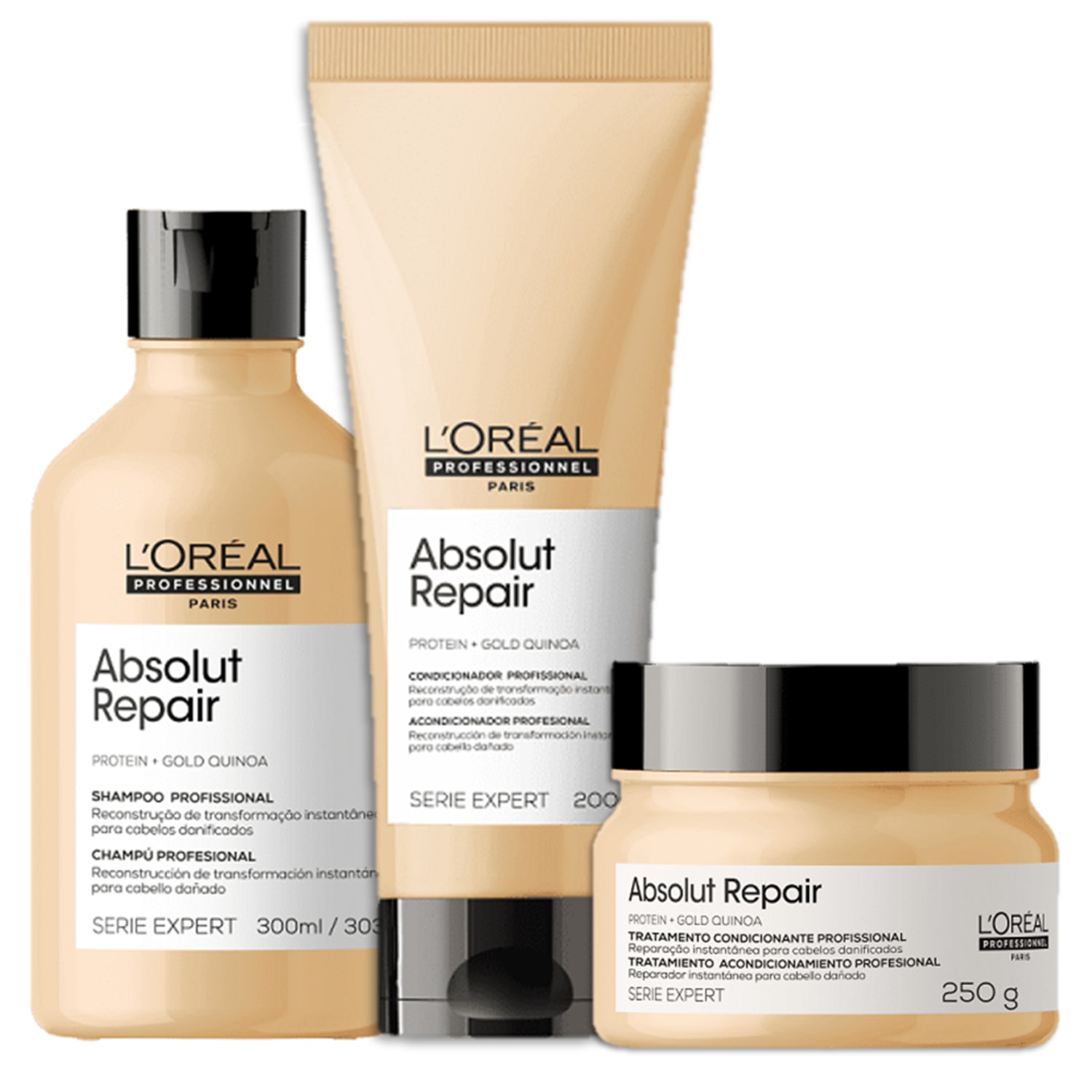 Kit L'Oréal Professionnel Serie Expert Absolut Repair Trio Home Care (3 Produtos)