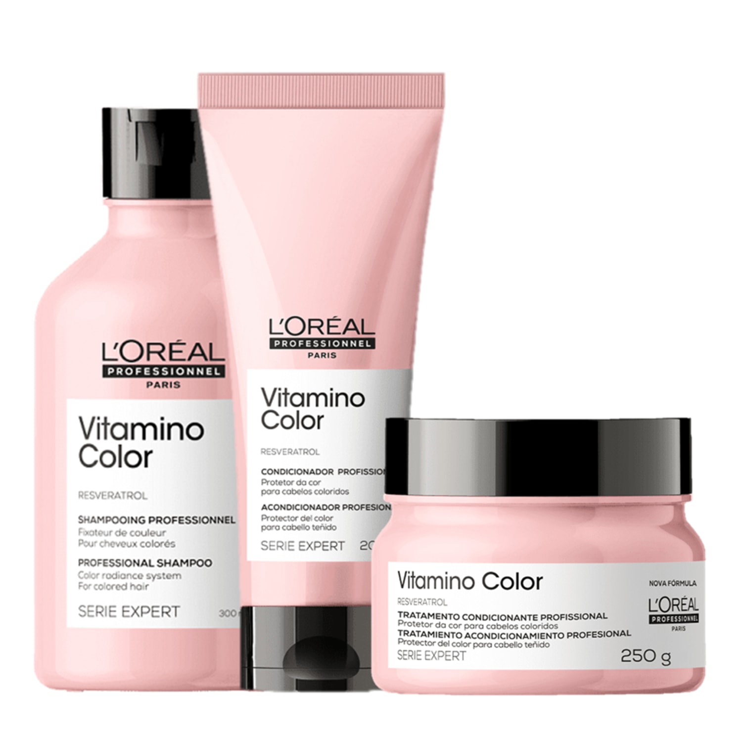 Kit L'Oréal Professionnel Vitamino Color Trio Home Care (3 Produtos)