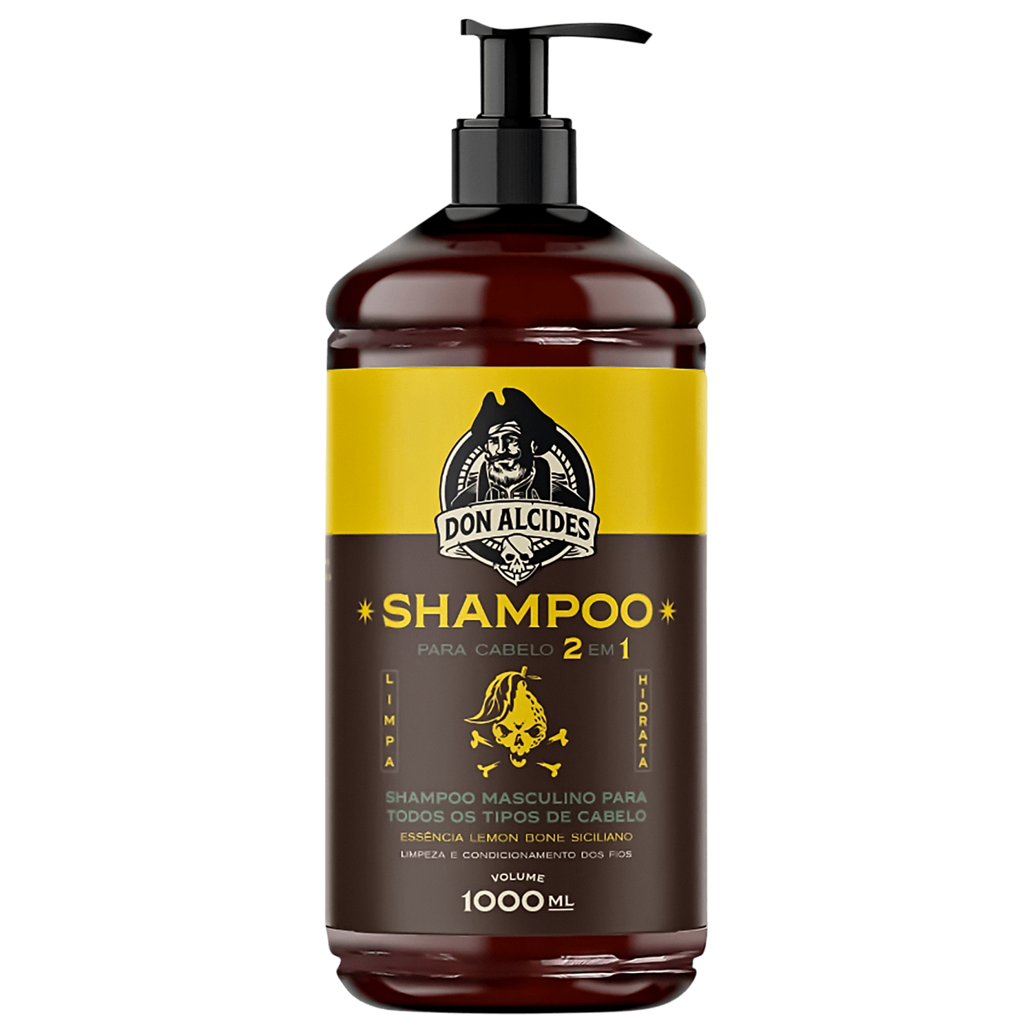 Don Alcides Lemon Bone - Shampoo 2 em 1 1L