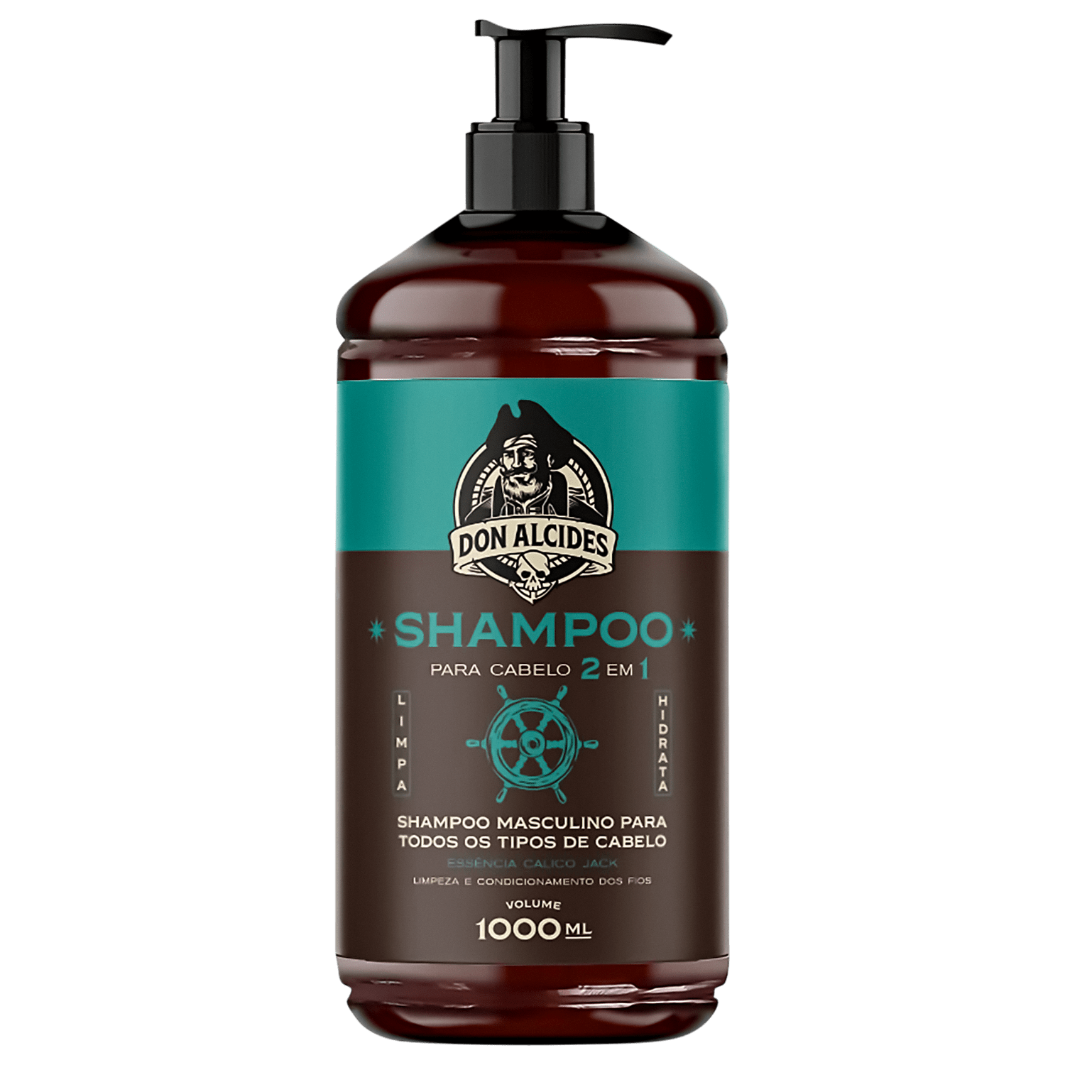 Don Alcides Calico Jack - Shampoo 2 em 1 1L