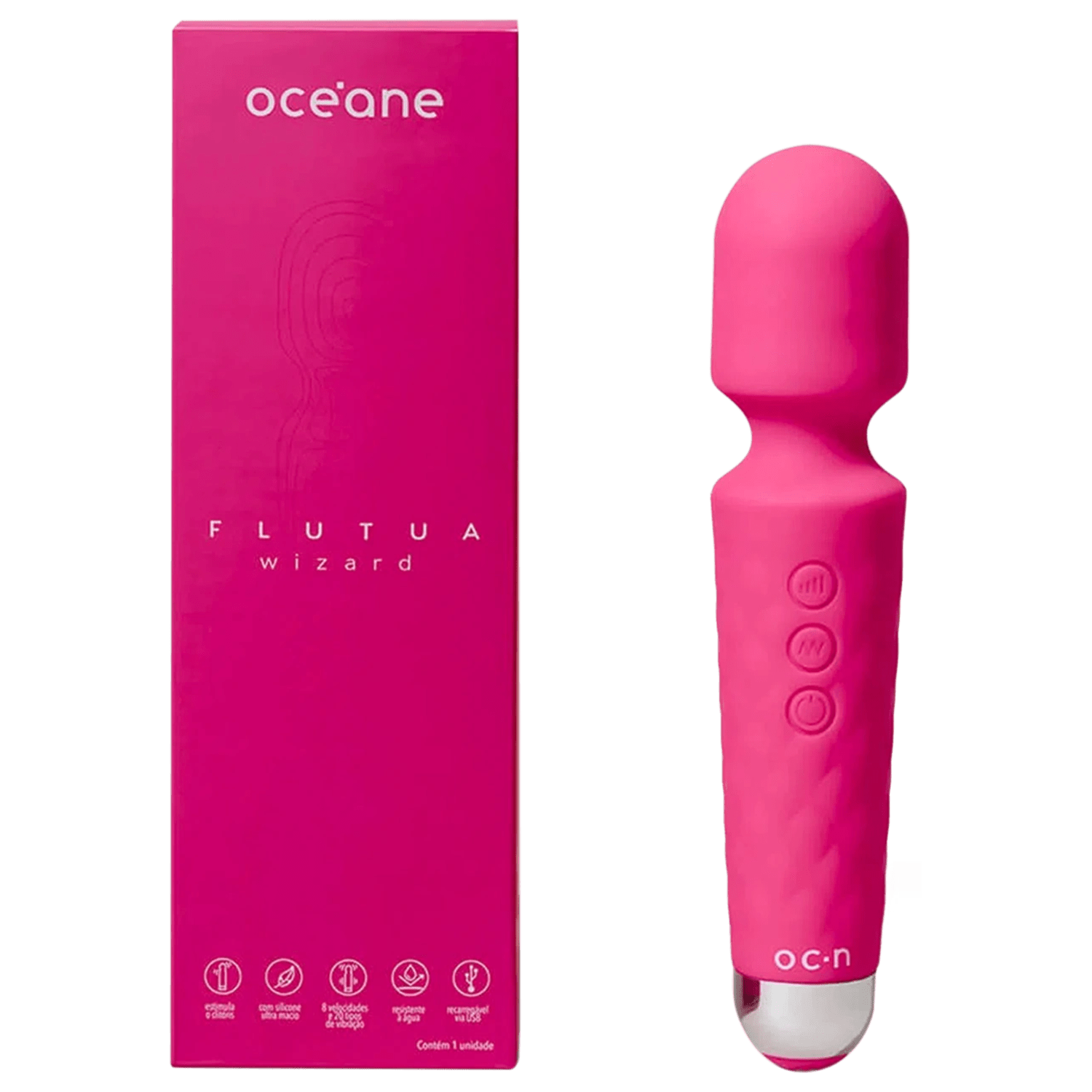 Océane Flutua Wizard Rosa - Massageador