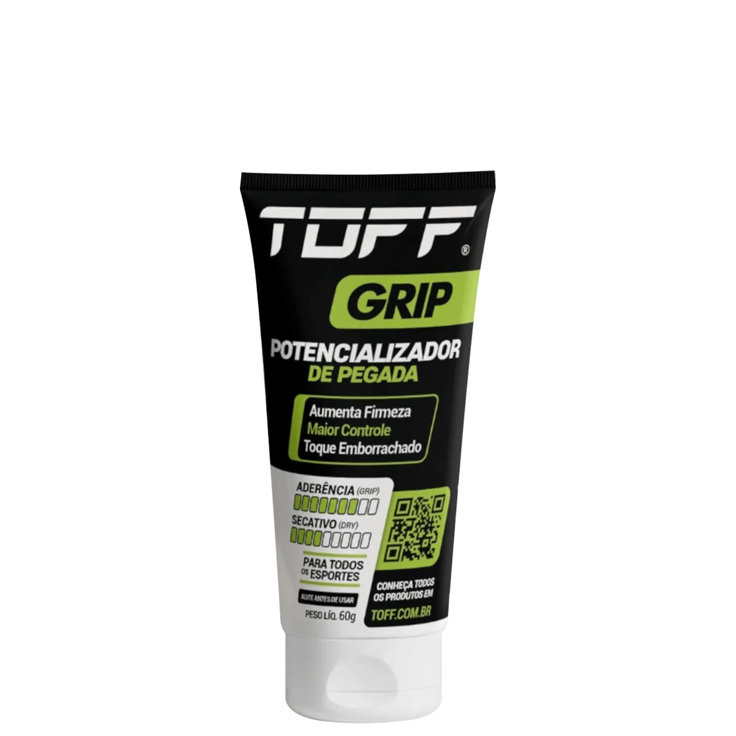 Toff Grip Gel Esportes - Potencializador de Pegada para Mãos 60g