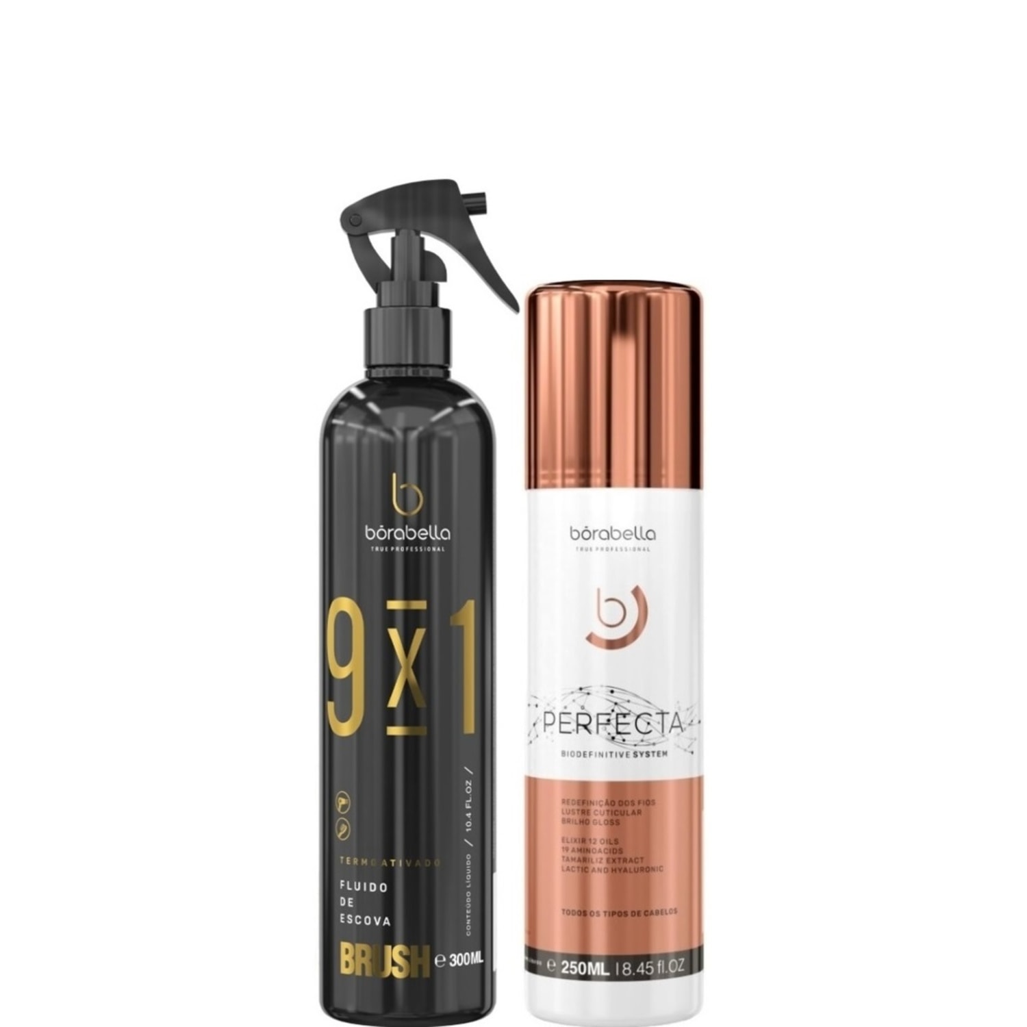Borabella Fluido Escova Brush 300ml + Perfecta Progressiva 250ml