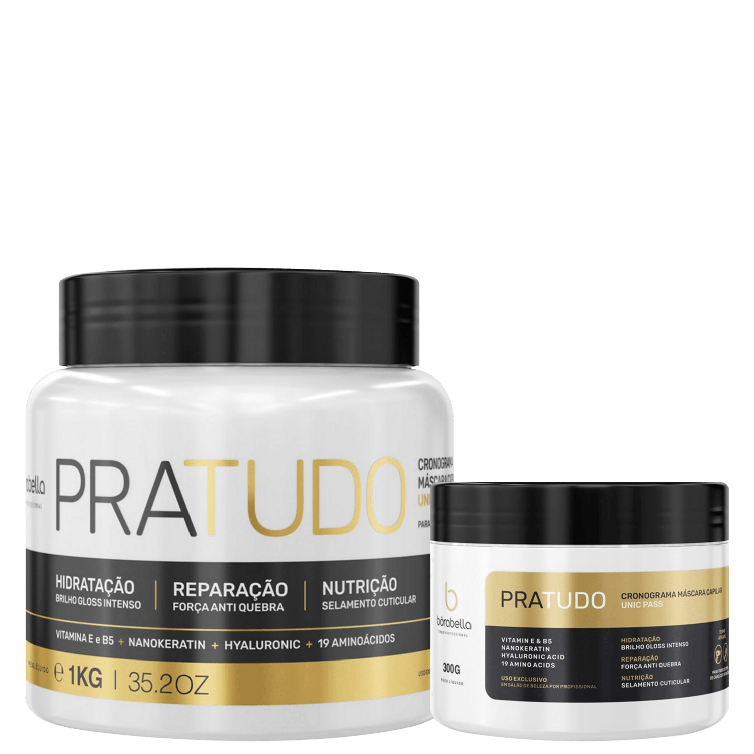 Kit Borabella PraTudo Cronograma Capilar (2 Produtos)