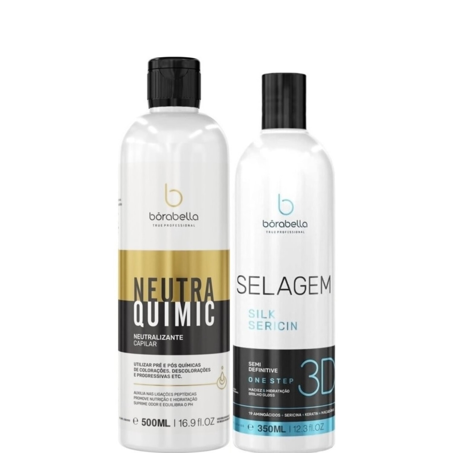 Kit Borabella NeutraQuimic + Selagem 3D Semi Definitiva (2 Produtos)