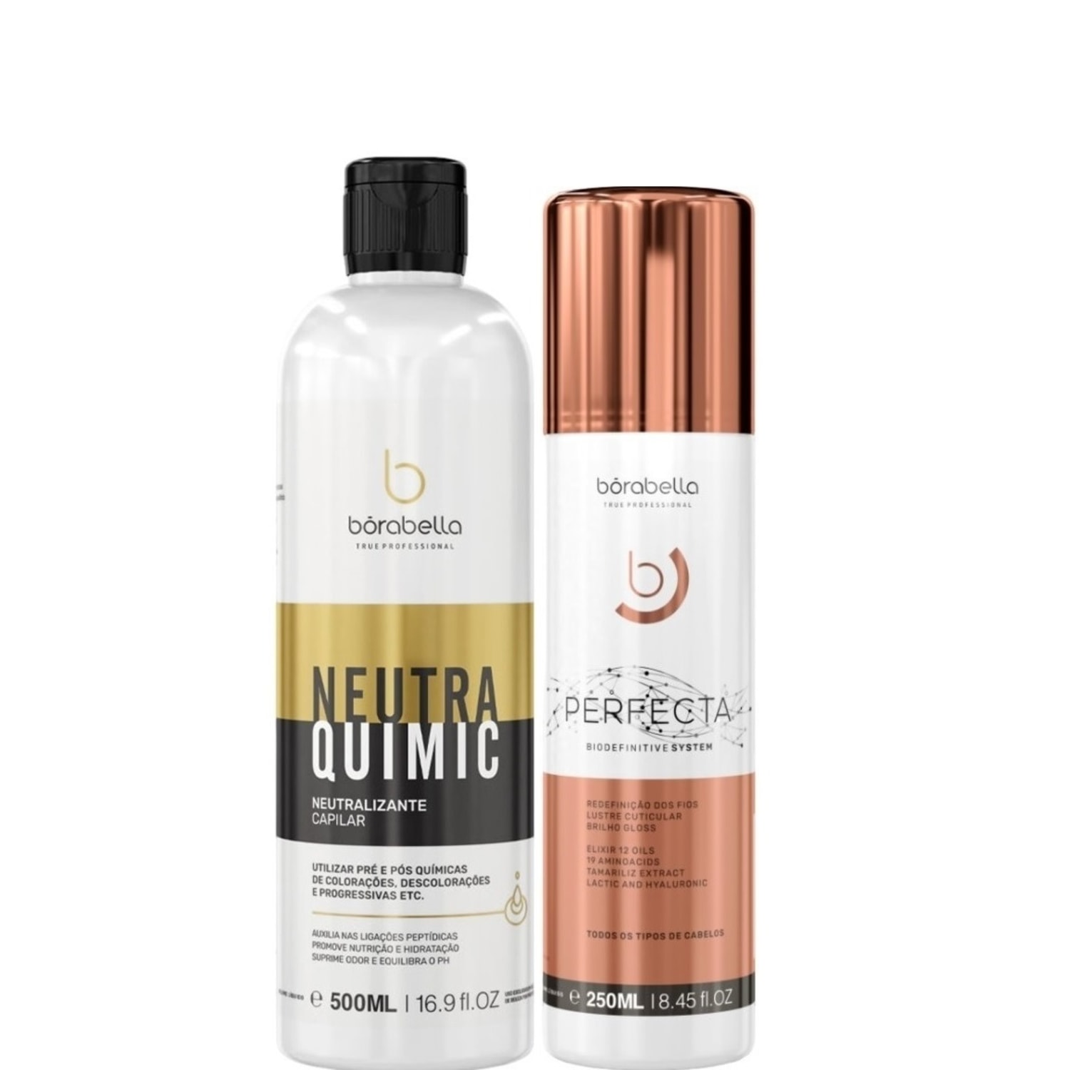 Borabella Neutra Quimic 500ml + Perfecta Progressiva 250ml