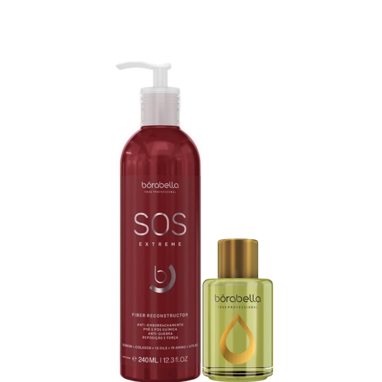 Kit Borabella SOS Extreme + Óleo de Argan (2 Produtos)