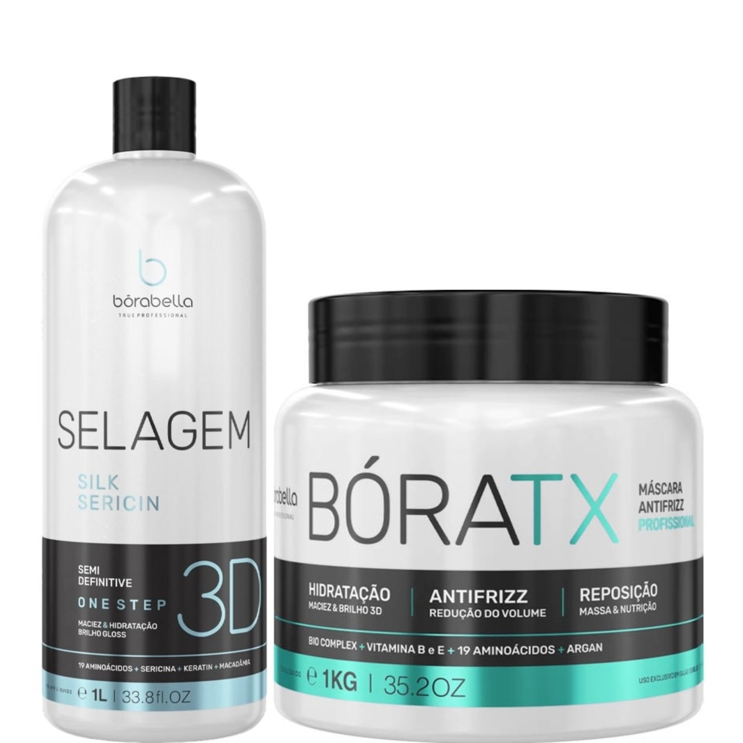 Kit Borabella Selagem 3D + Bóratx Realinhamento (2 Produtos)