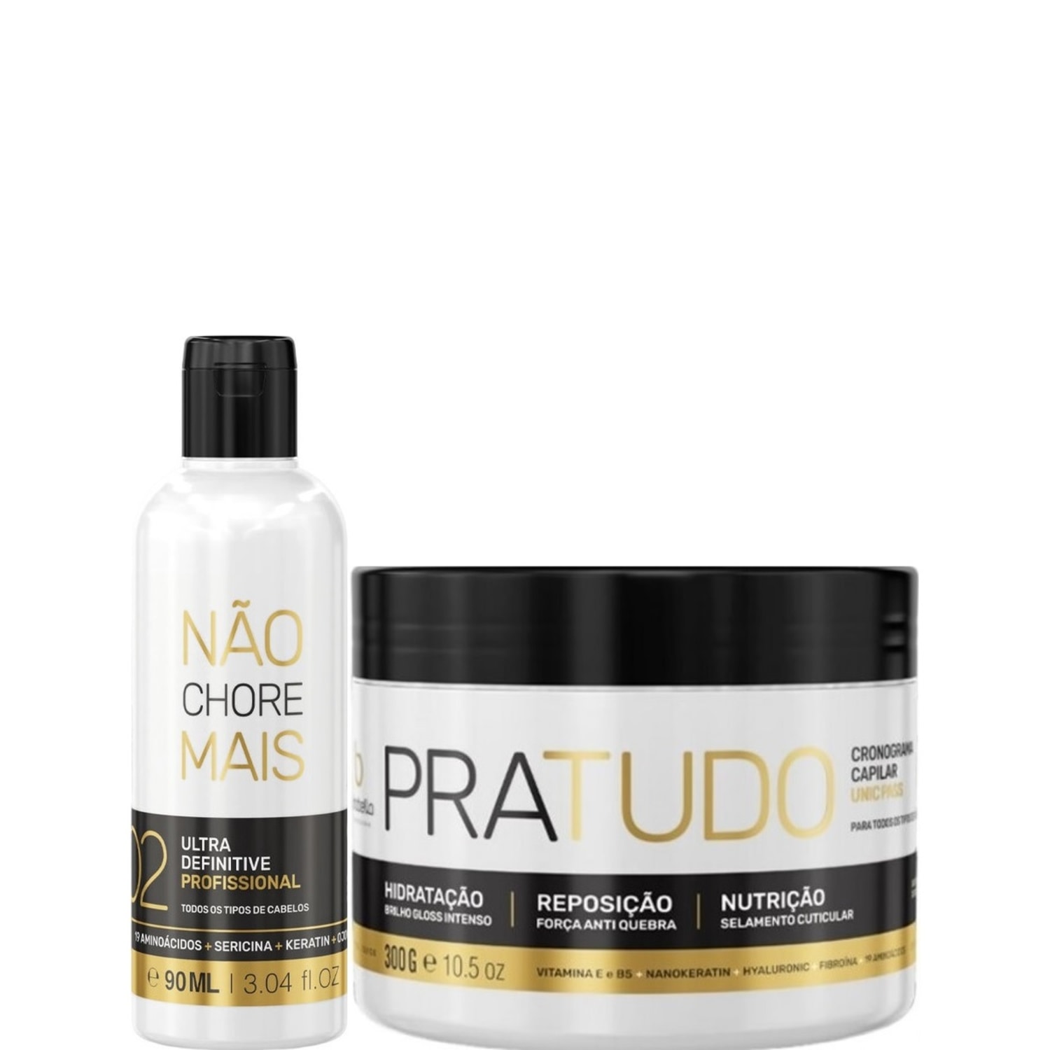 Kit Borabella Não Chore Mais Passo 2 + PraTudo (2 Produtos)