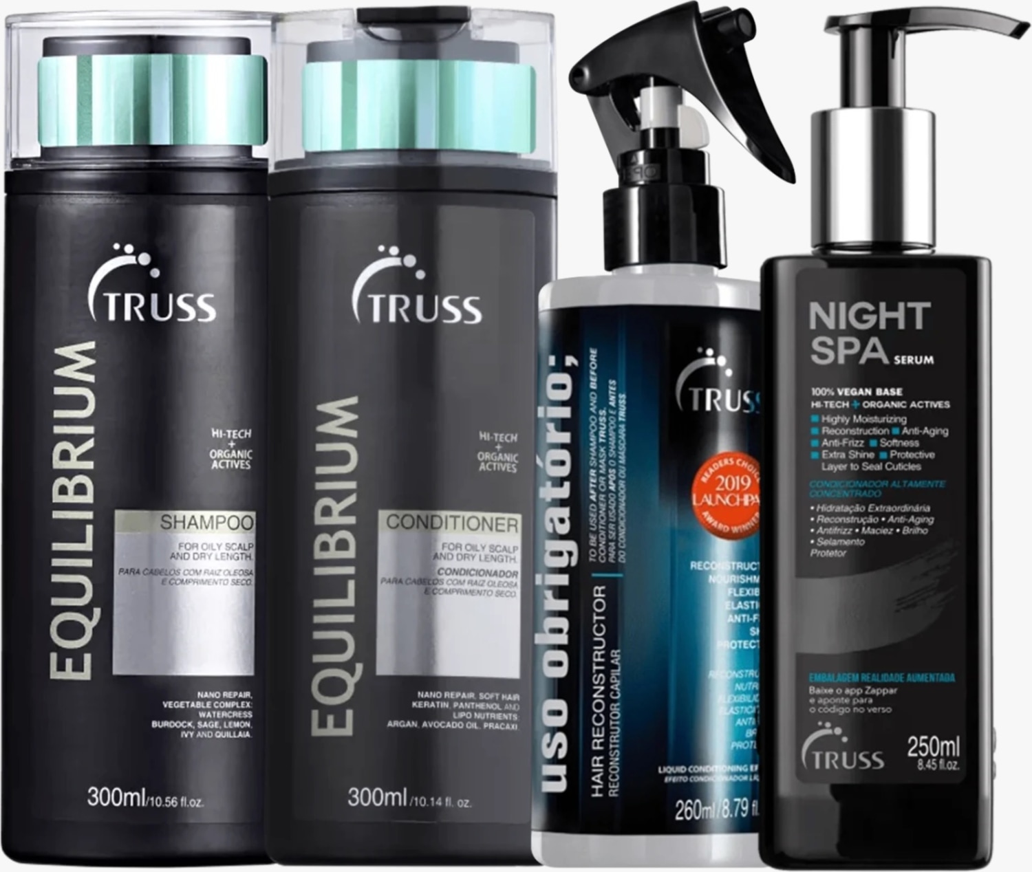Kit Truss Equilibrium + Uso Obrigatório + Night Spa
