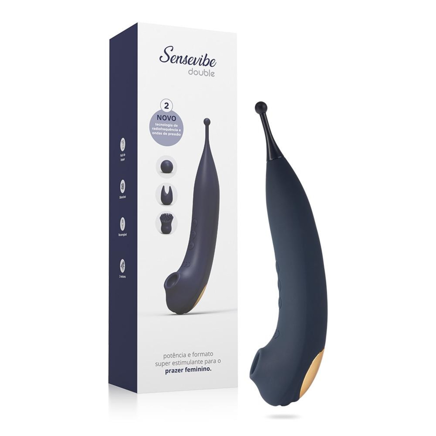 Estimulador Sensevibe Double Vibrador Recarregável