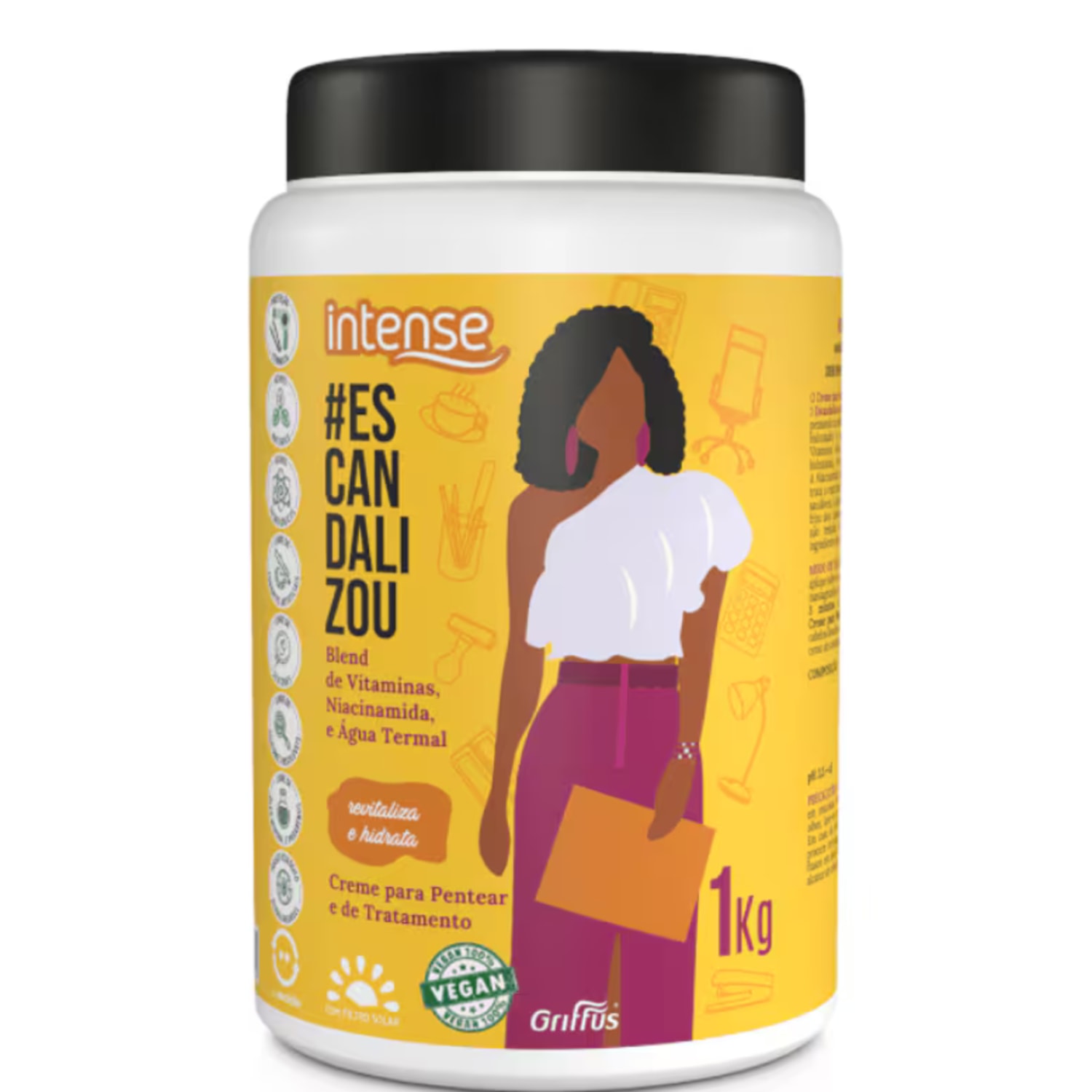 CREME 2X1 ESCANDALIZOU INTENSE 1KG - GRIFFUS