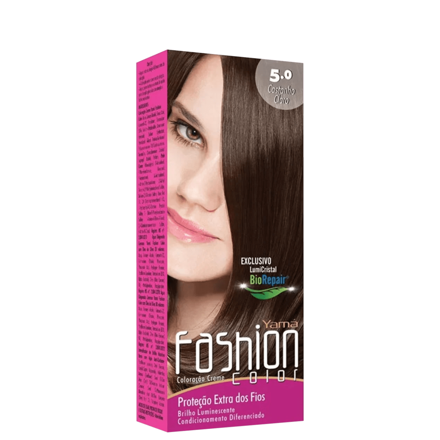 Yamá Fashion Color 5 Castanho Claro - Coloração em Creme 60g