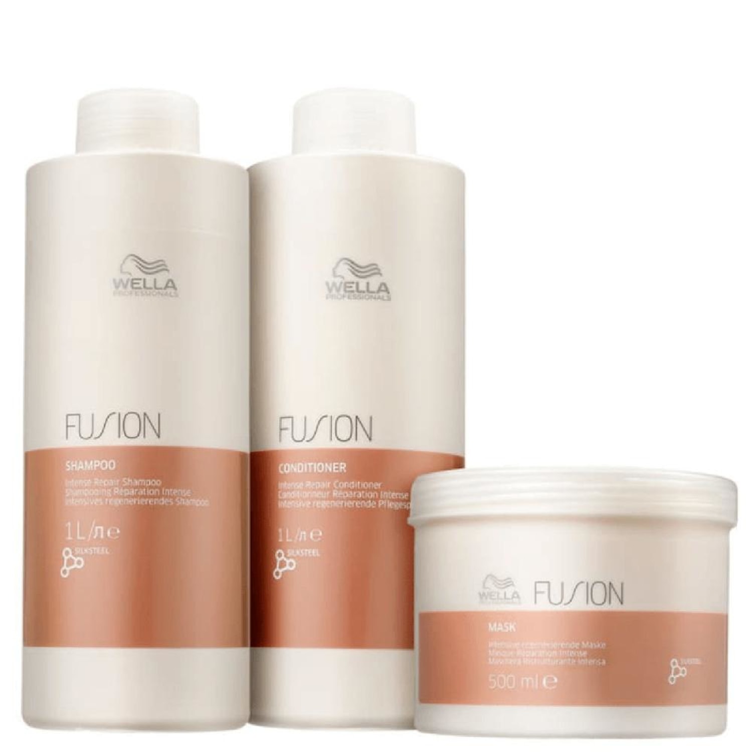 Kit Wella Professionals Fusion Treat Salon (3 Produtos)