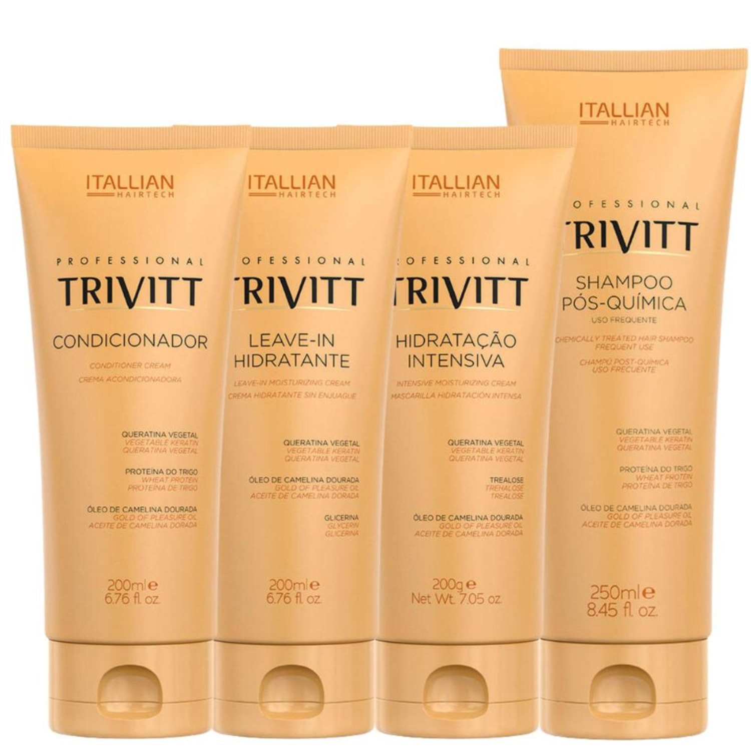 Trivitt - Kit Home Care com Hidratação 3 Produtos + Leave In Hidratante