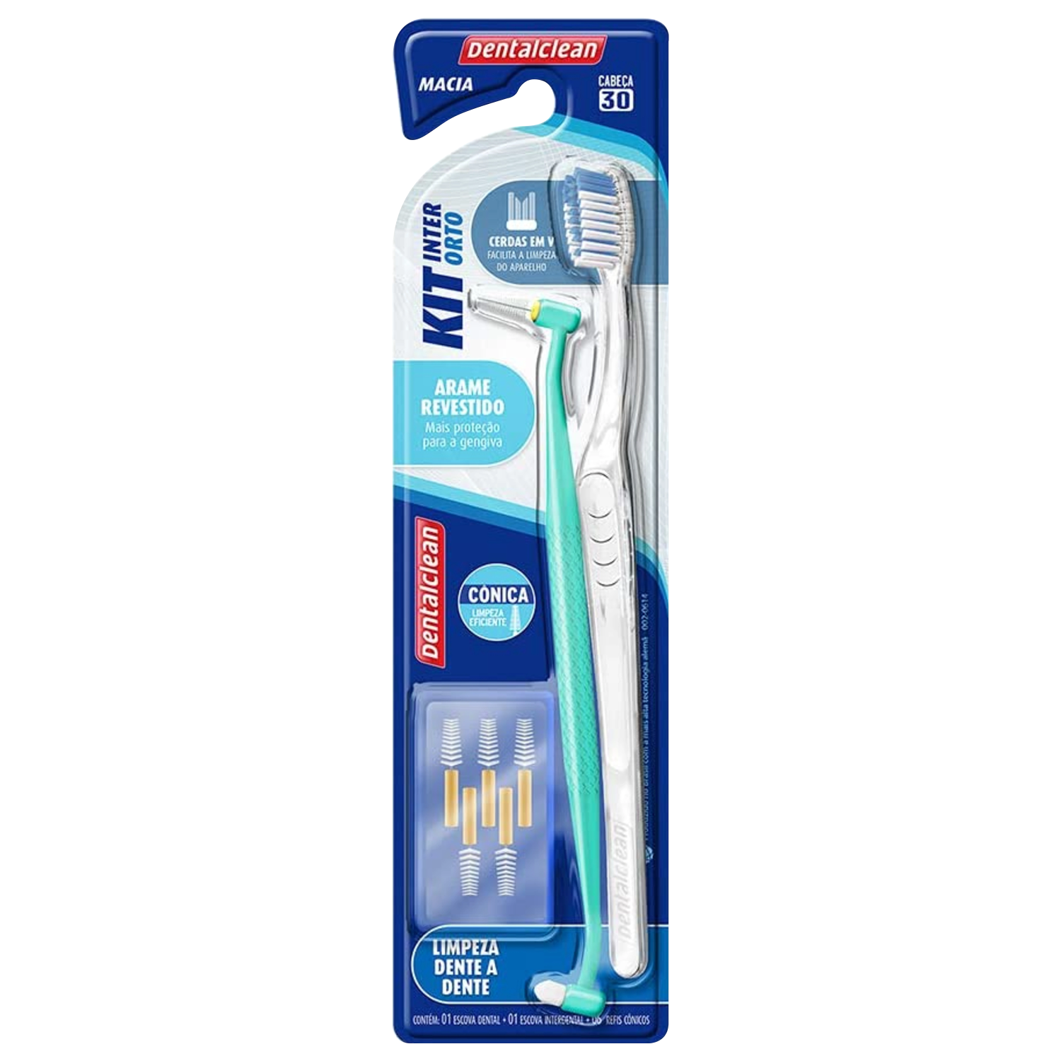 KIT DENTAL PARA APARELHOS COM ESCOVAS INTERDENTAIS