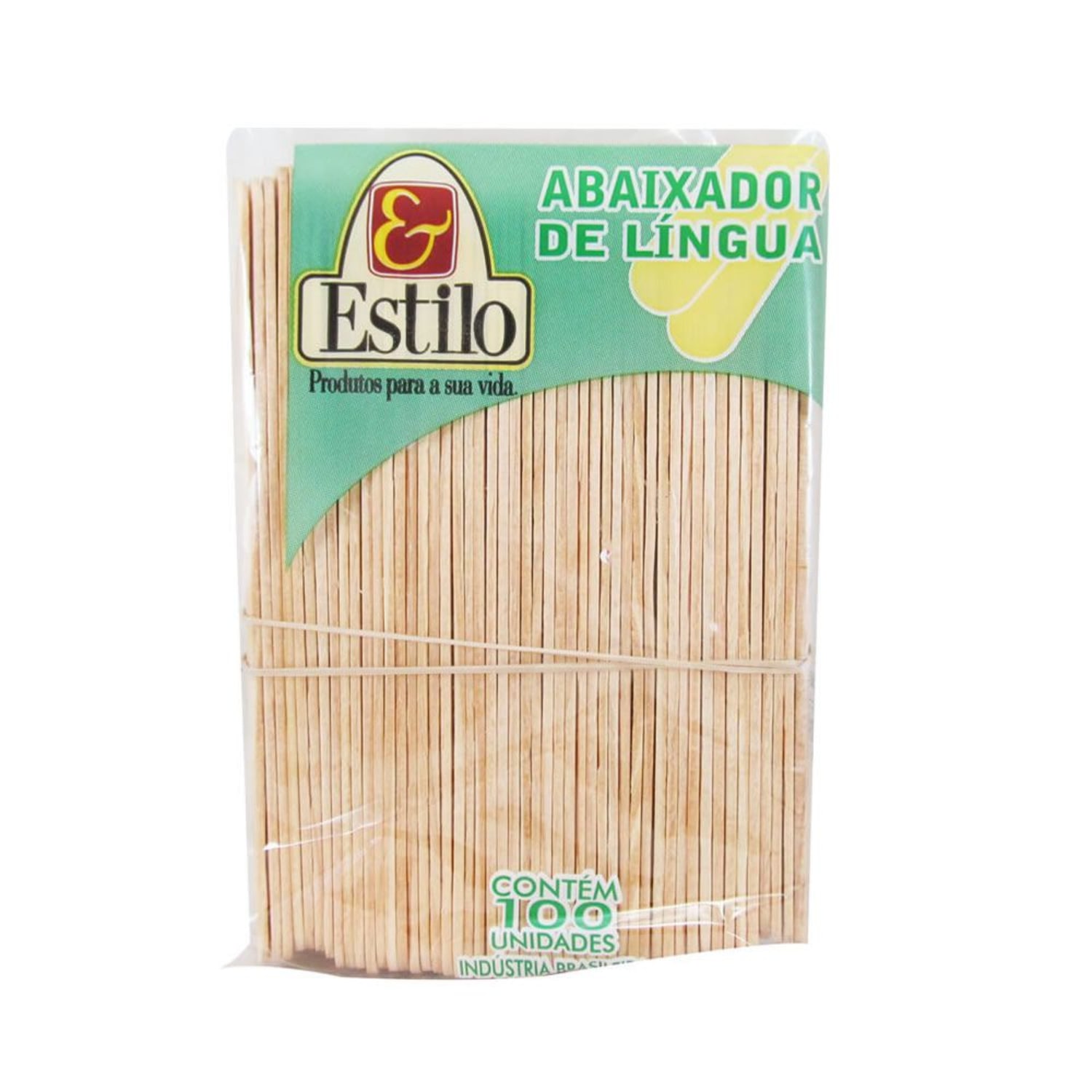 Espatula ESTILO Abaixador De Lingua 100un