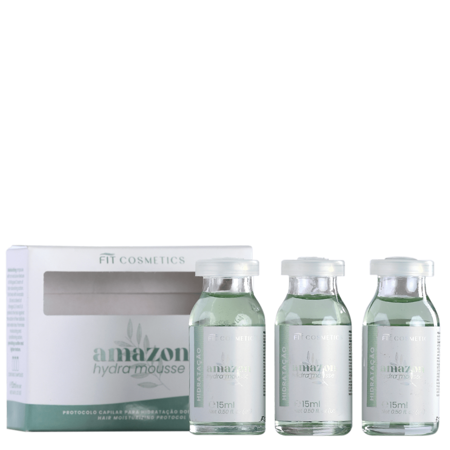 FIT Cosmetics Amazon Hydra Mousse - Ampola Hidratante Capilar 3x15ml