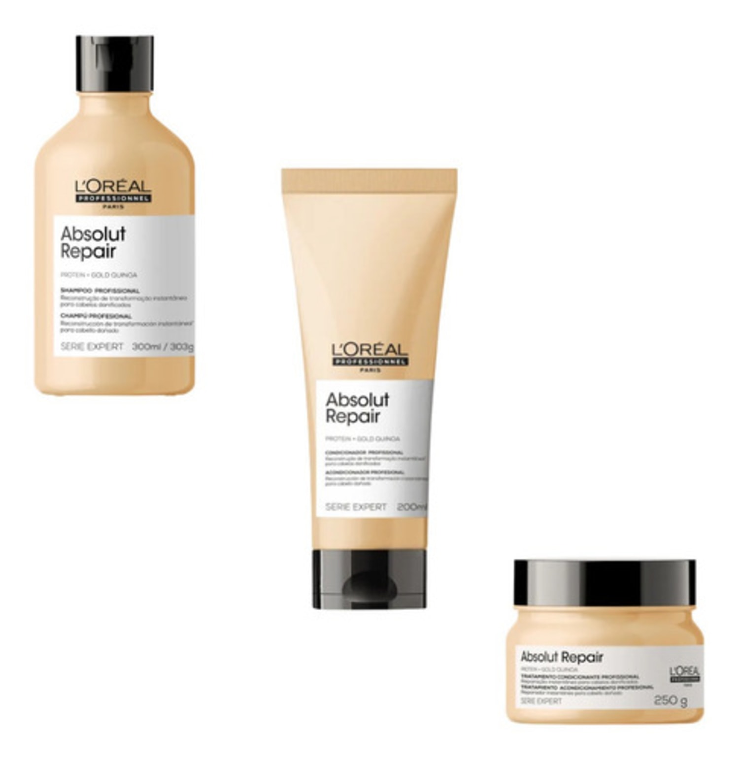 Kit L'Oréal Professionnel Quinoa Absolut Repair Trio Home (3 Produtos)