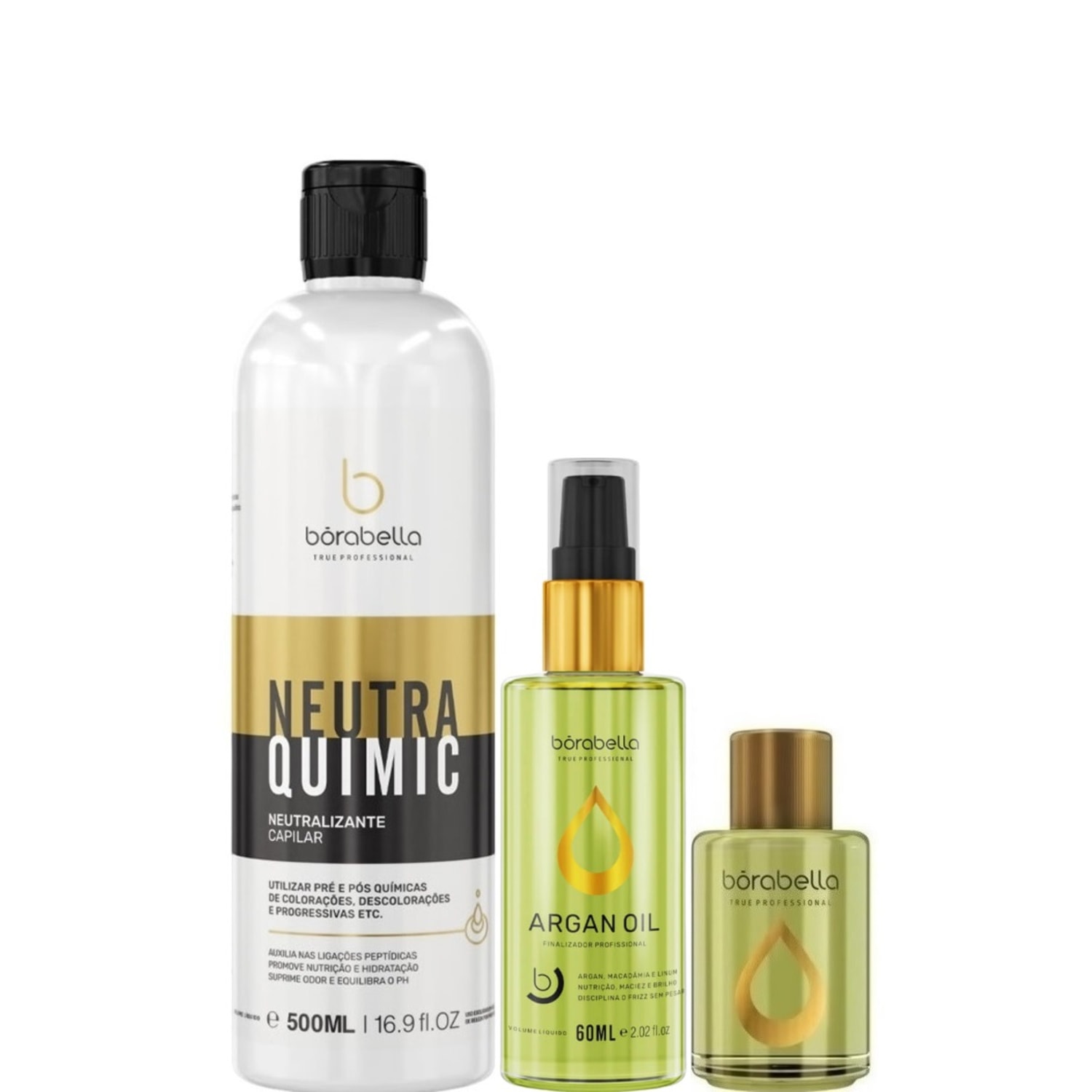 Kit Borabella Neutra Oil Double (3 Produtos)